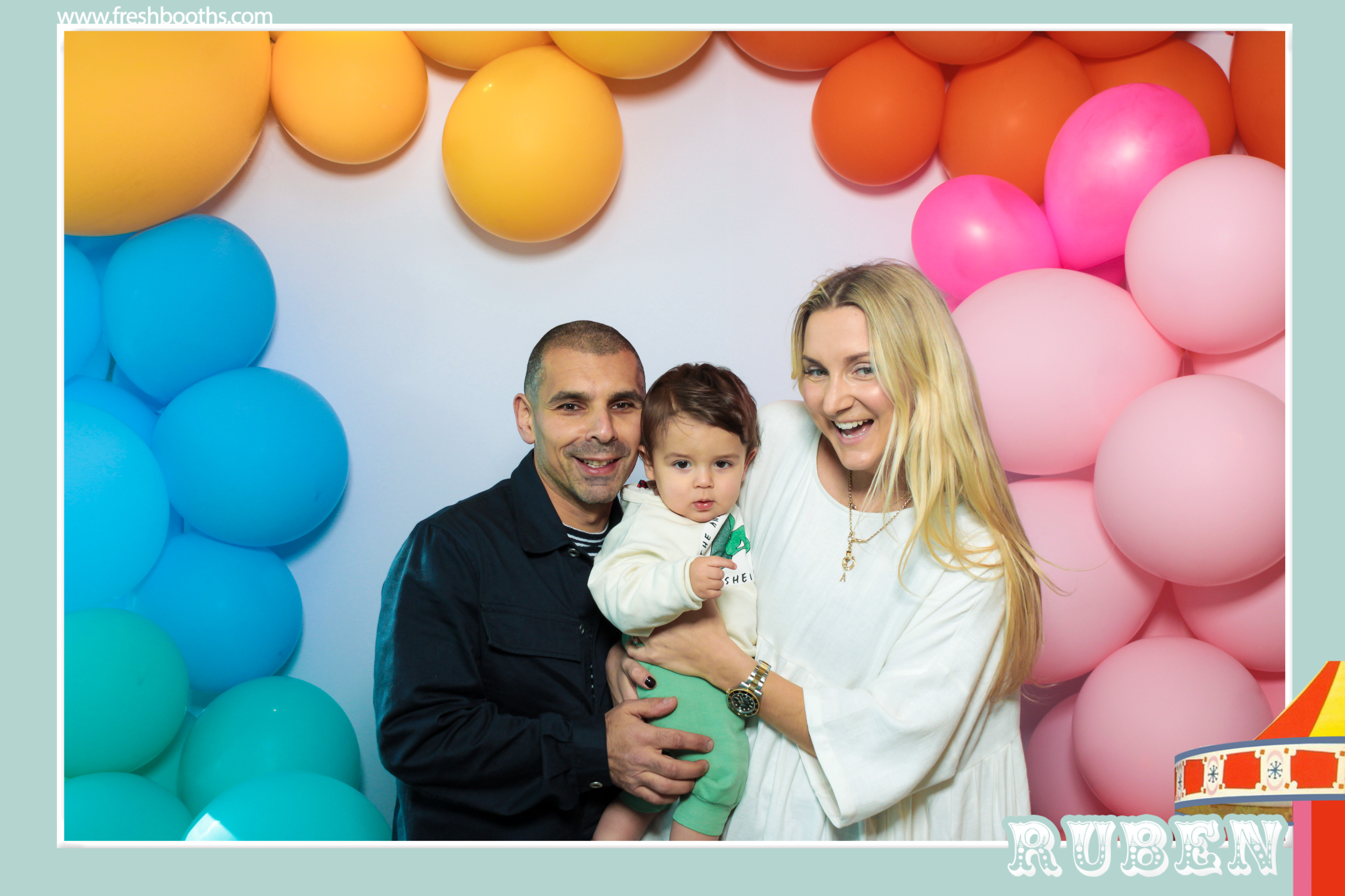 Ruben's First Birthday  | View more photos from the event at gallery.freshbooths.com/u/FreshBooths/Rubens-First-Birthday