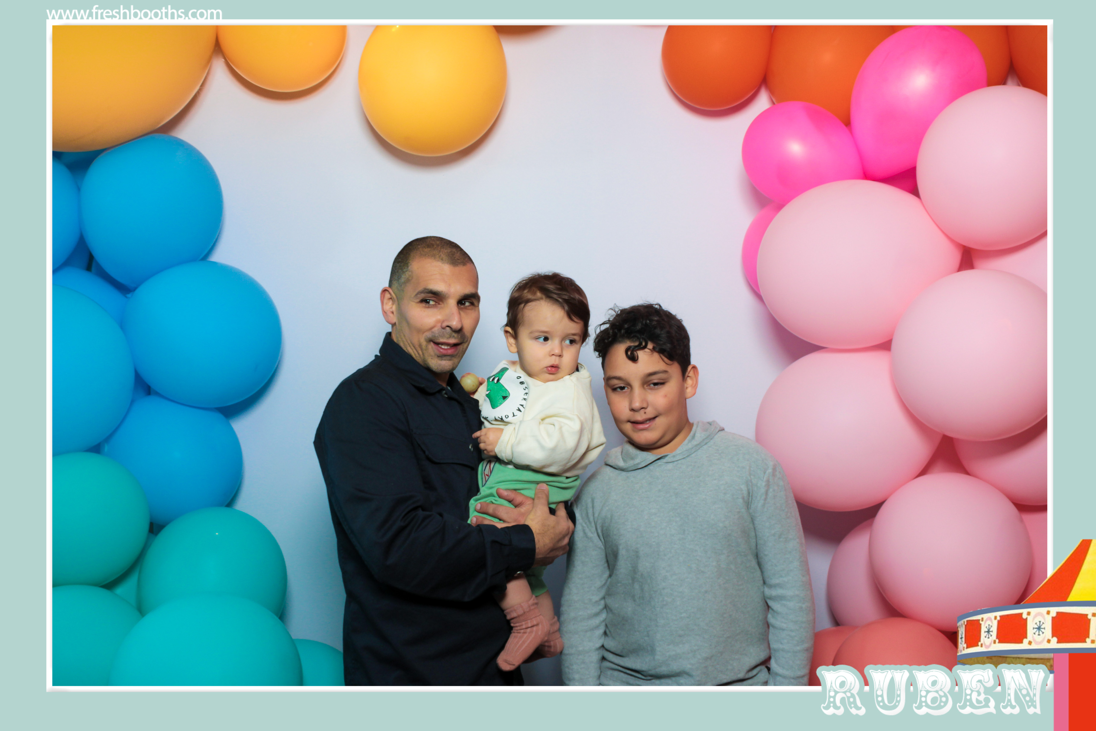 Ruben's First Birthday  | View more photos from the event at gallery.freshbooths.com/u/FreshBooths/Rubens-First-Birthday
