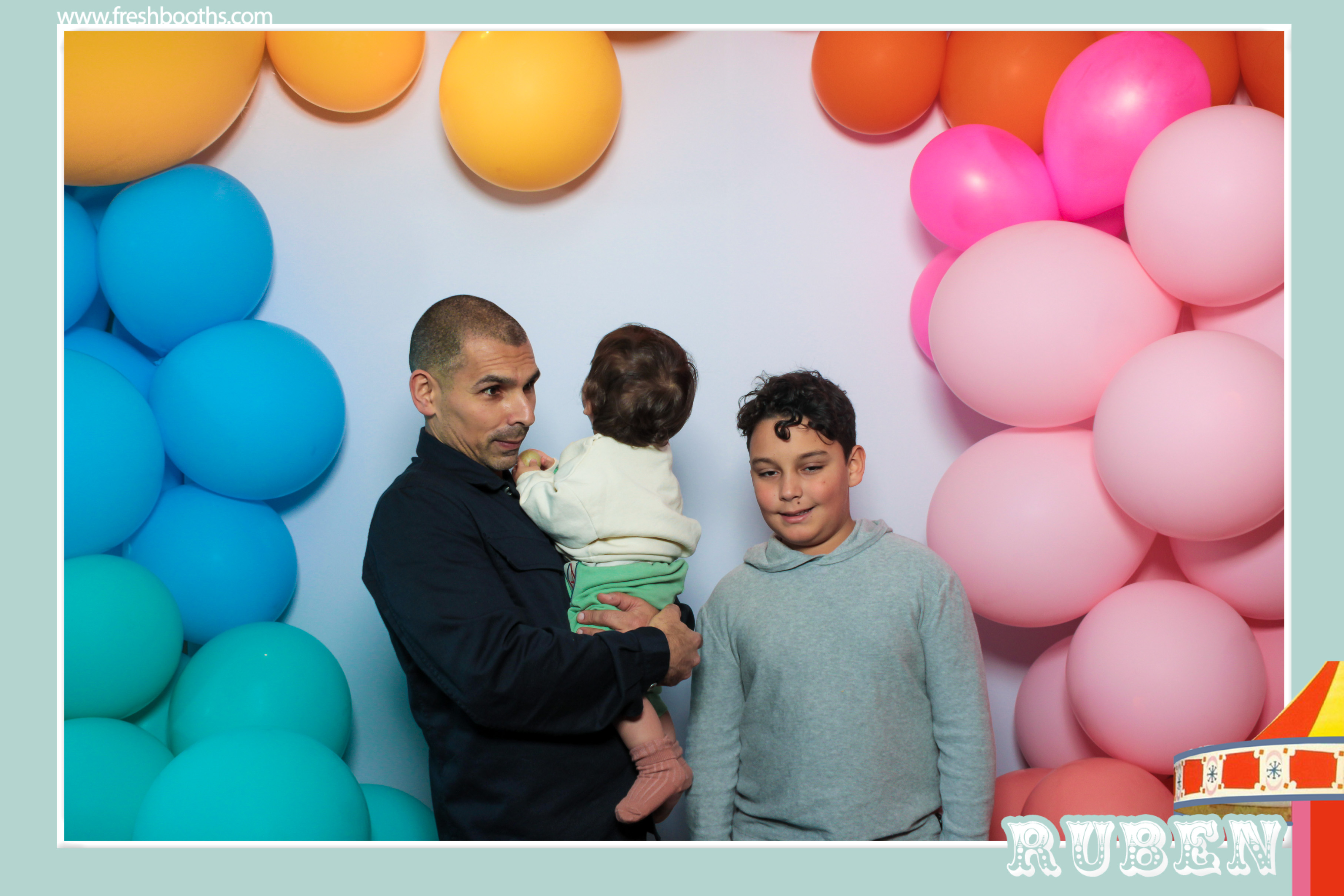 Ruben's First Birthday  | View more photos from the event at gallery.freshbooths.com/u/FreshBooths/Rubens-First-Birthday