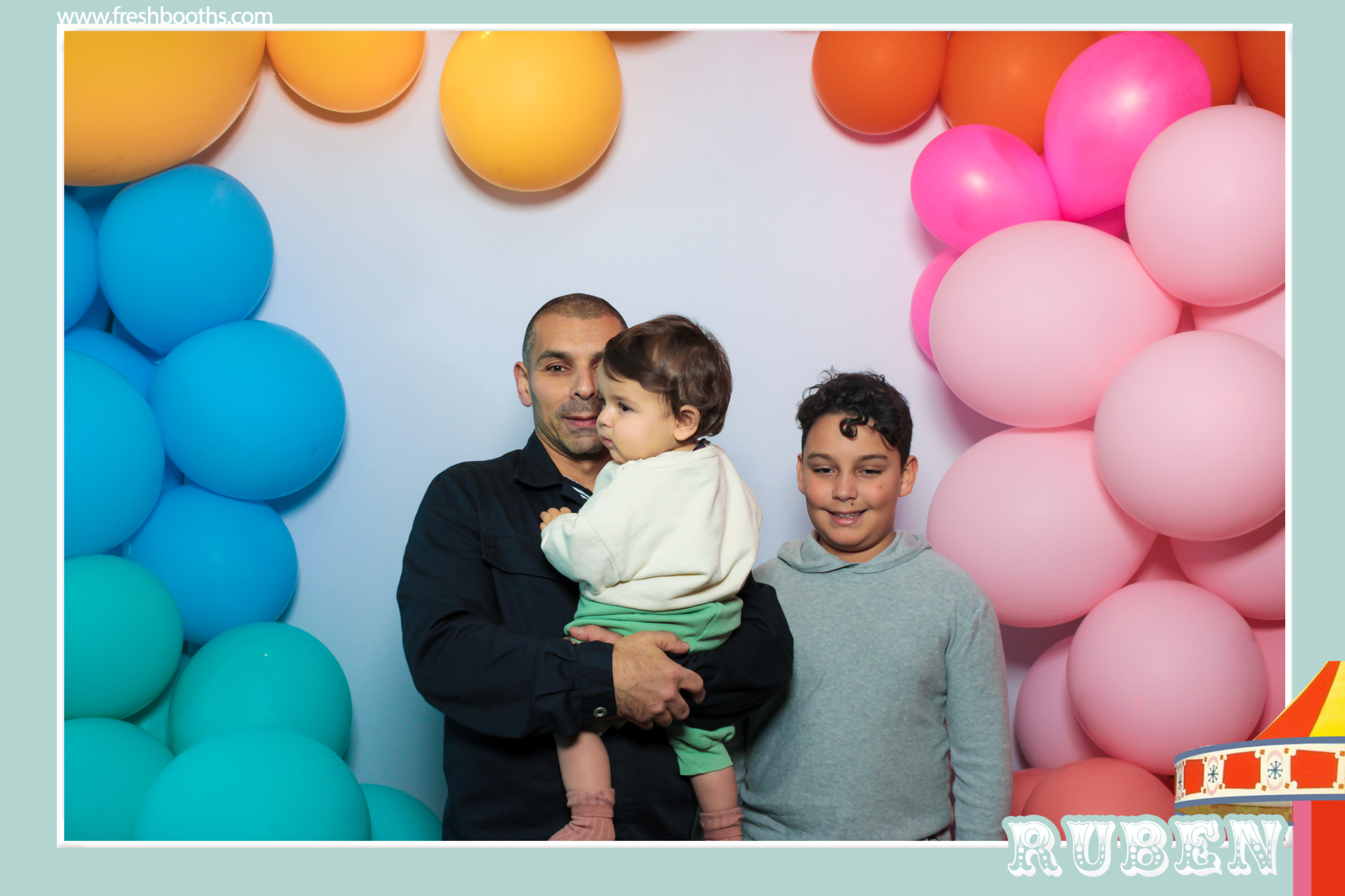 Ruben's First Birthday  | View more photos from the event at gallery.freshbooths.com/u/FreshBooths/Rubens-First-Birthday