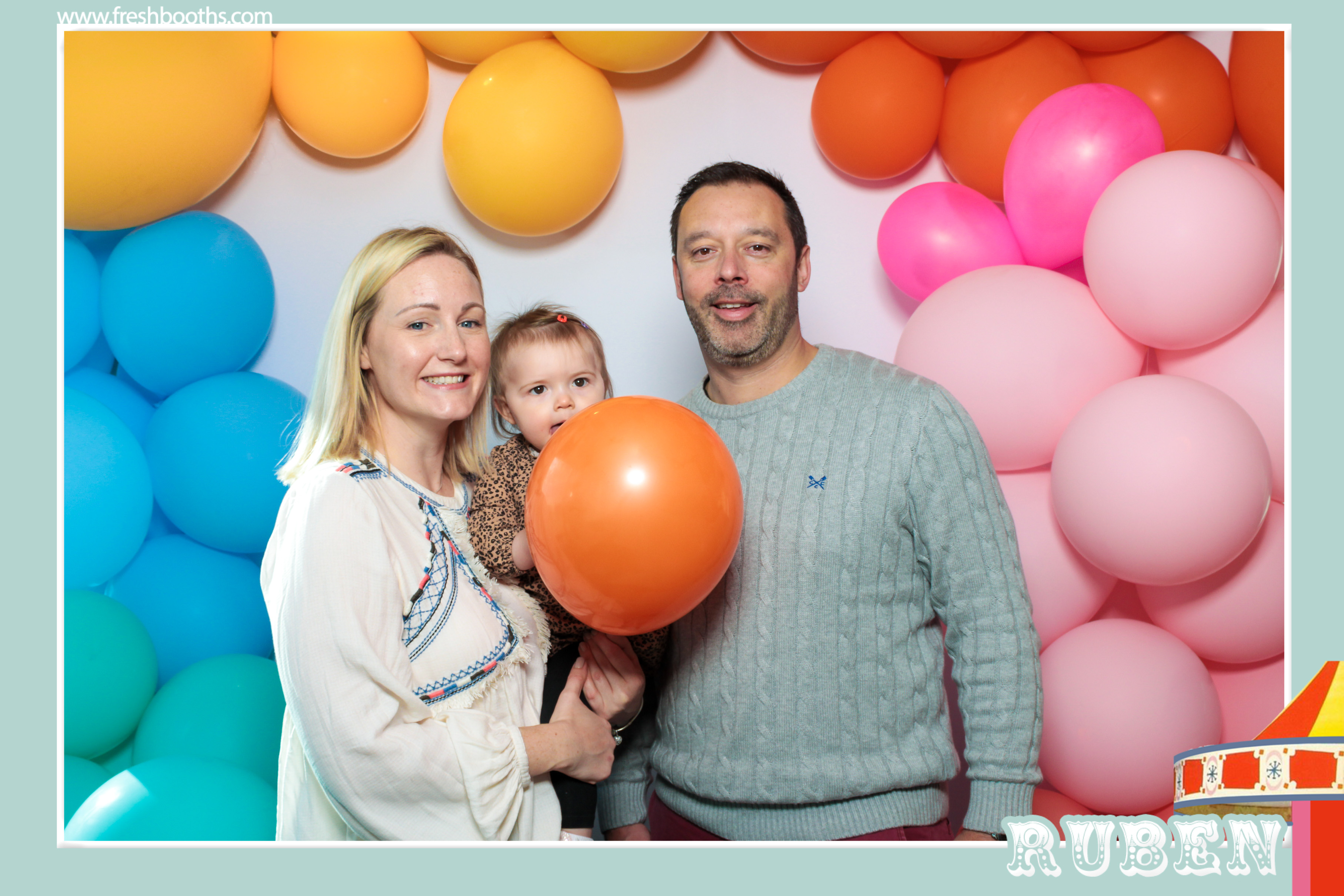 Ruben's First Birthday  | View more photos from the event at gallery.freshbooths.com/u/FreshBooths/Rubens-First-Birthday
