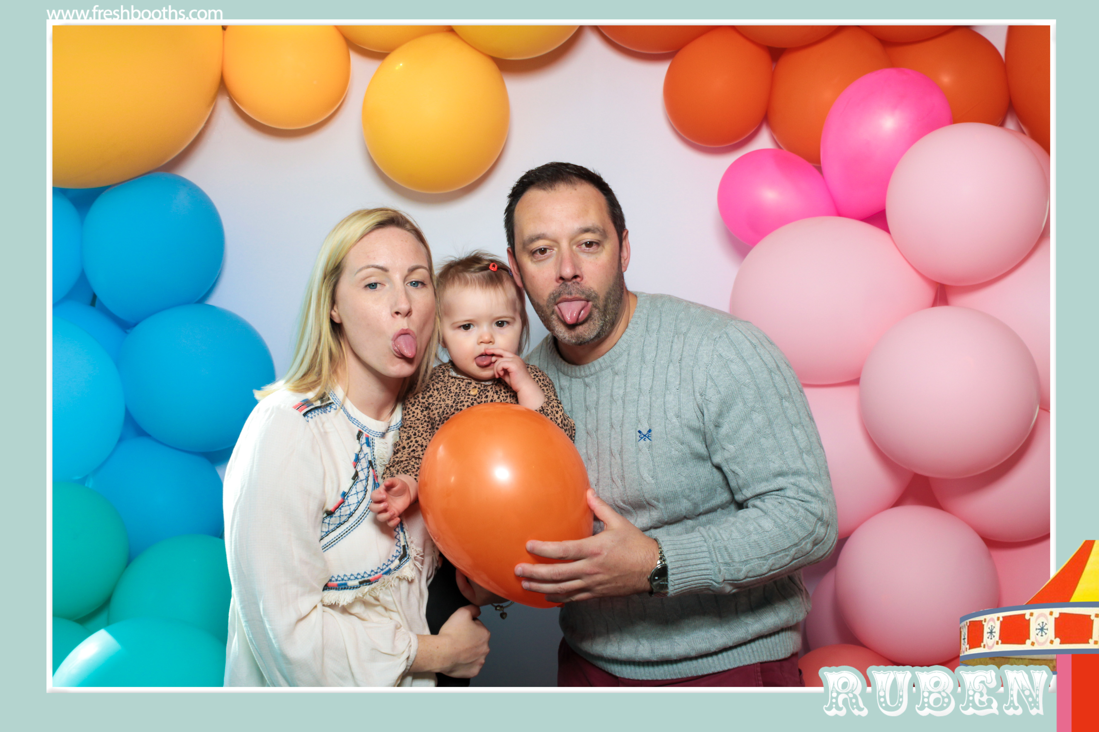 Ruben's First Birthday  | View more photos from the event at gallery.freshbooths.com/u/FreshBooths/Rubens-First-Birthday