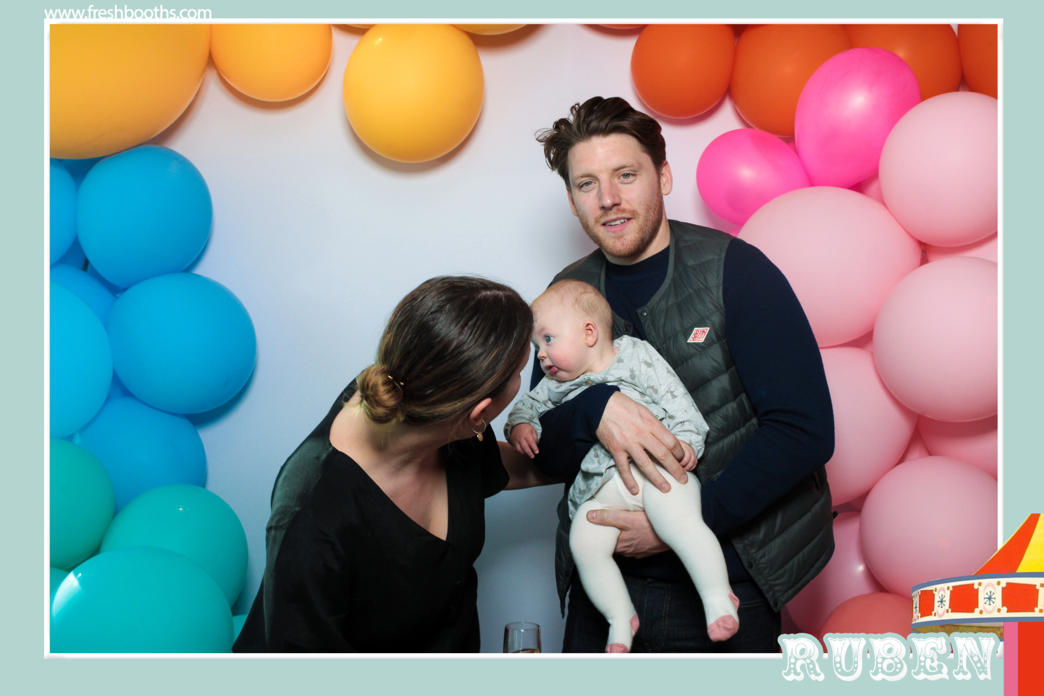 Ruben's First Birthday  | View more photos from the event at gallery.freshbooths.com/u/FreshBooths/Rubens-First-Birthday