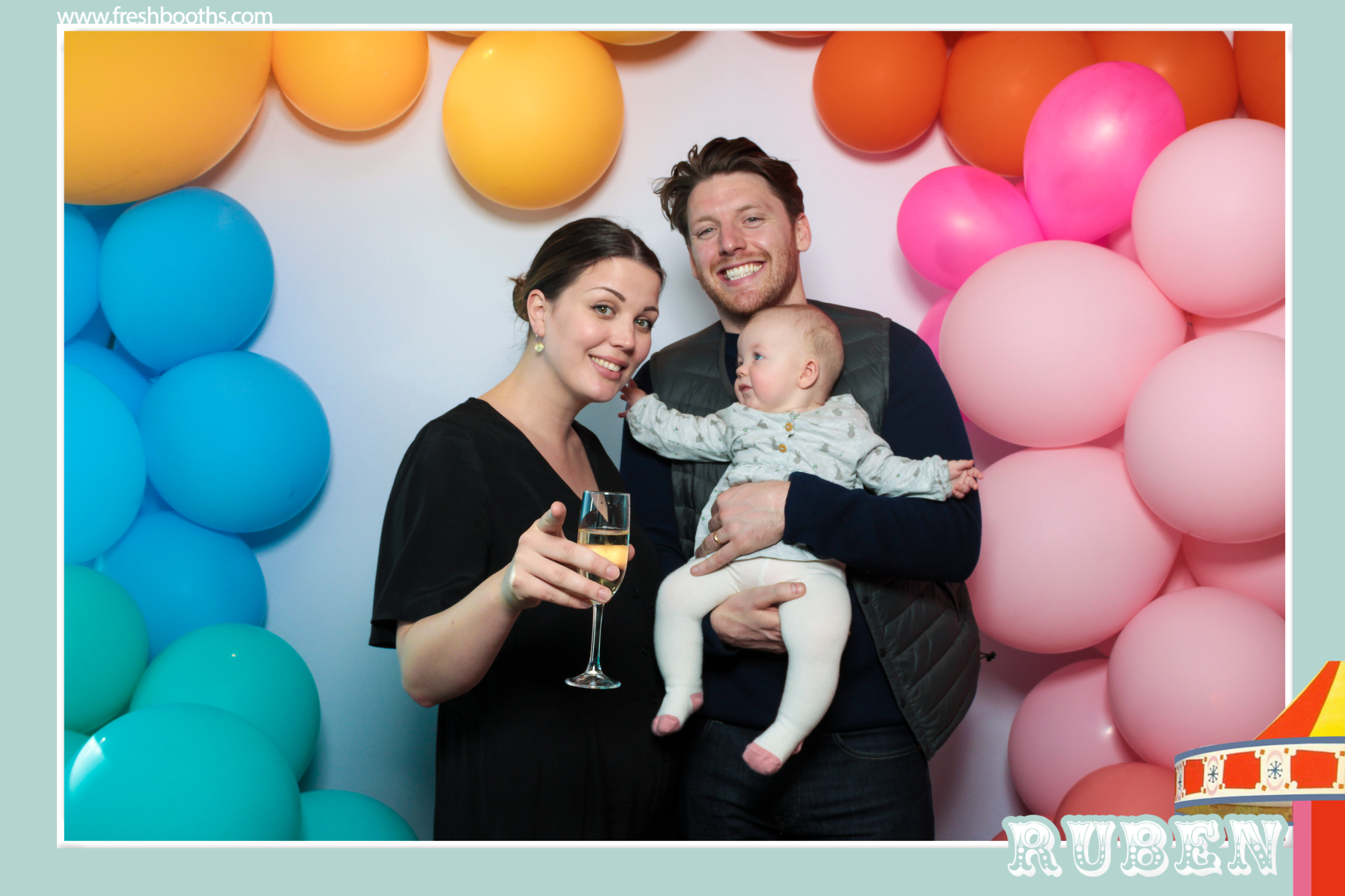 Ruben's First Birthday  | View more photos from the event at gallery.freshbooths.com/u/FreshBooths/Rubens-First-Birthday