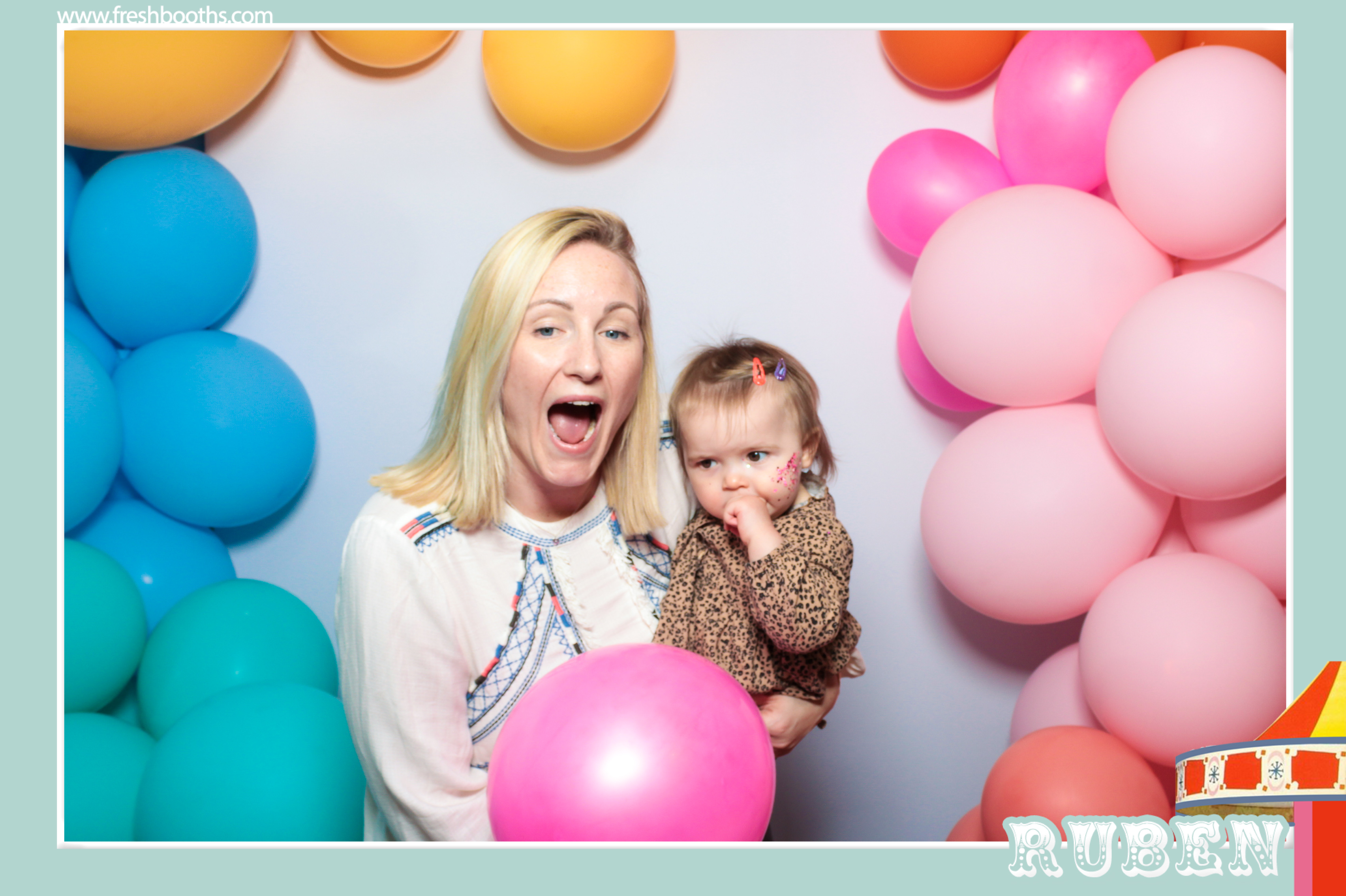 Ruben's First Birthday  | View more photos from the event at gallery.freshbooths.com/u/FreshBooths/Rubens-First-Birthday