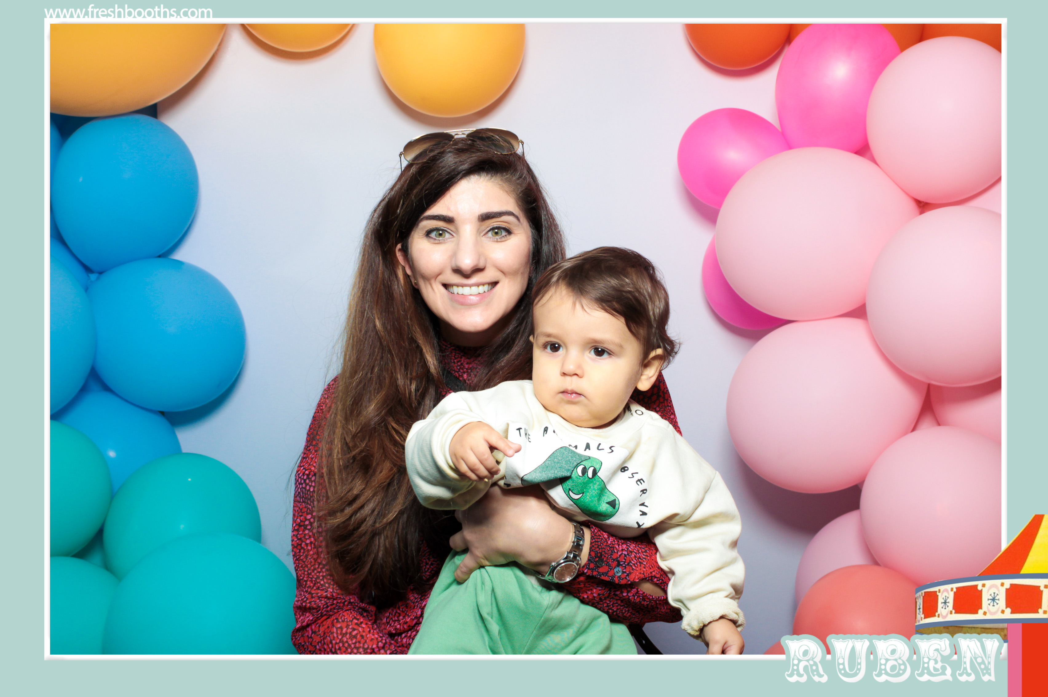 Ruben's First Birthday  | View more photos from the event at gallery.freshbooths.com/u/FreshBooths/Rubens-First-Birthday