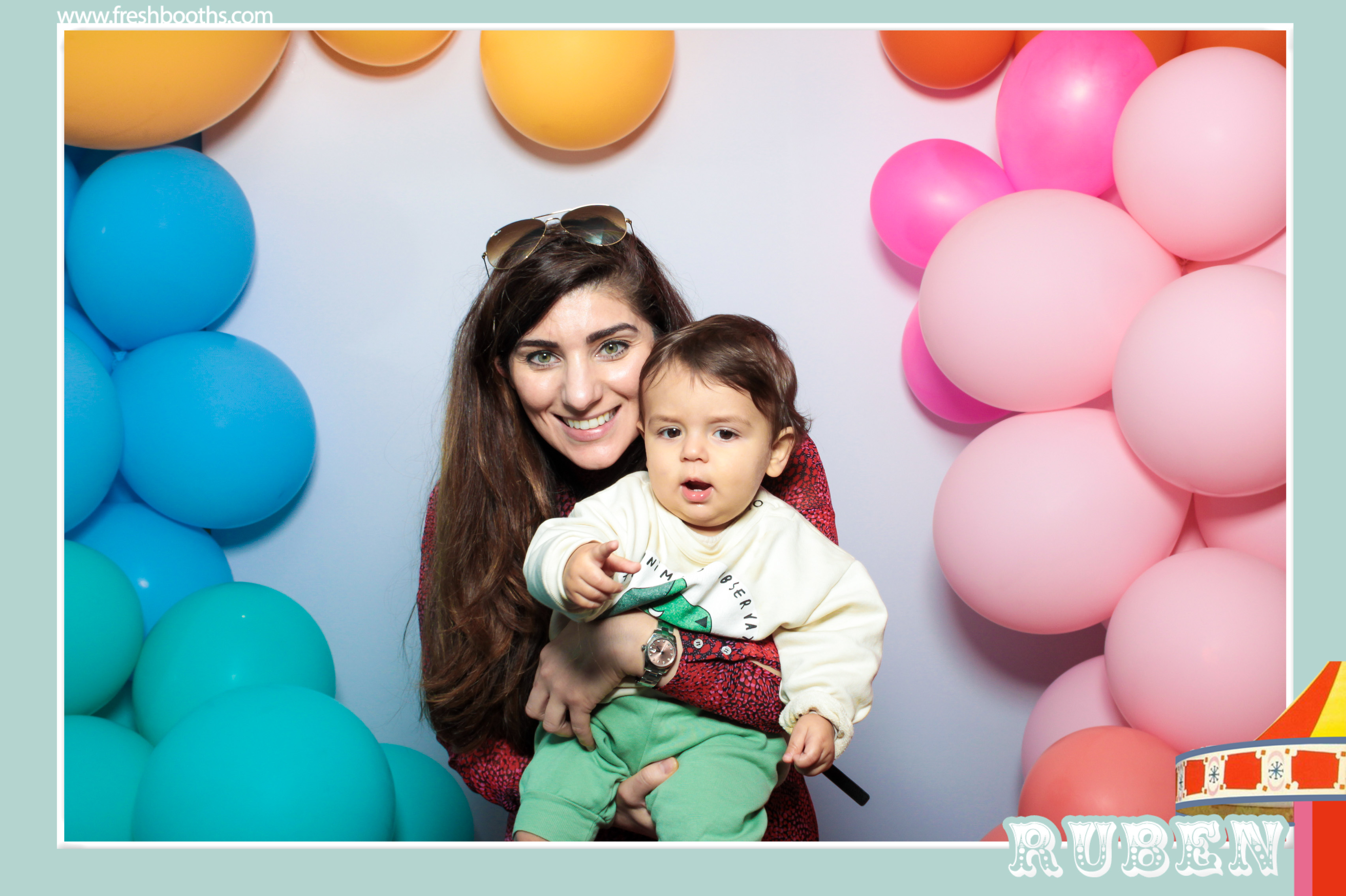 Ruben's First Birthday  | View more photos from the event at gallery.freshbooths.com/u/FreshBooths/Rubens-First-Birthday