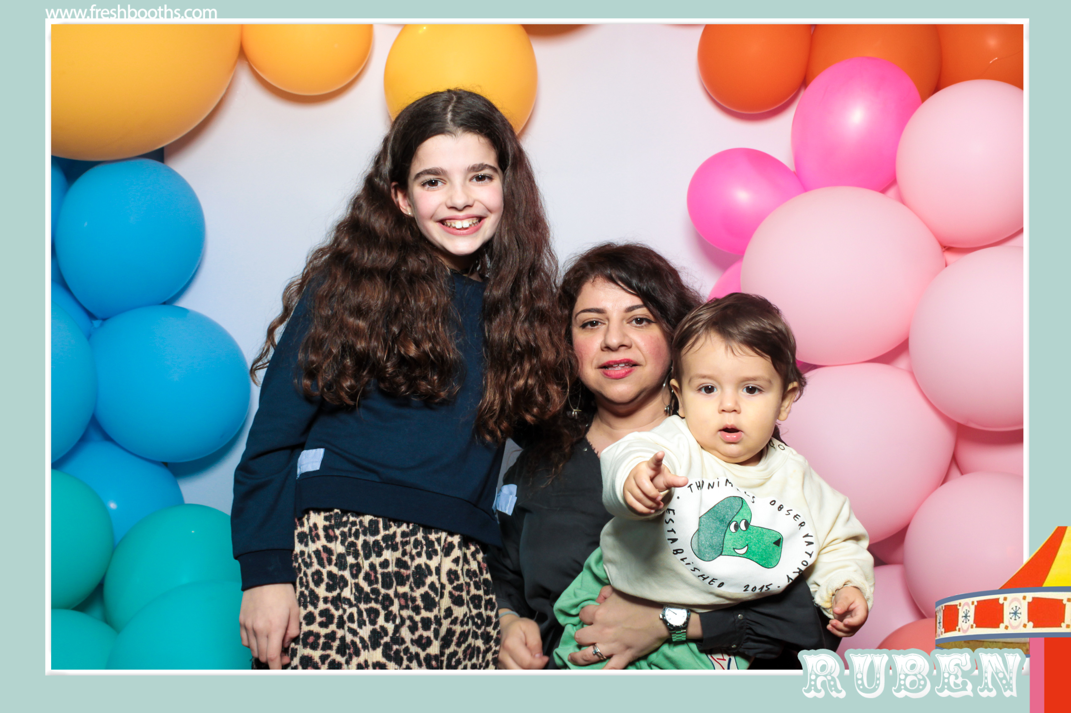 Ruben's First Birthday  | View more photos from the event at gallery.freshbooths.com/u/FreshBooths/Rubens-First-Birthday
