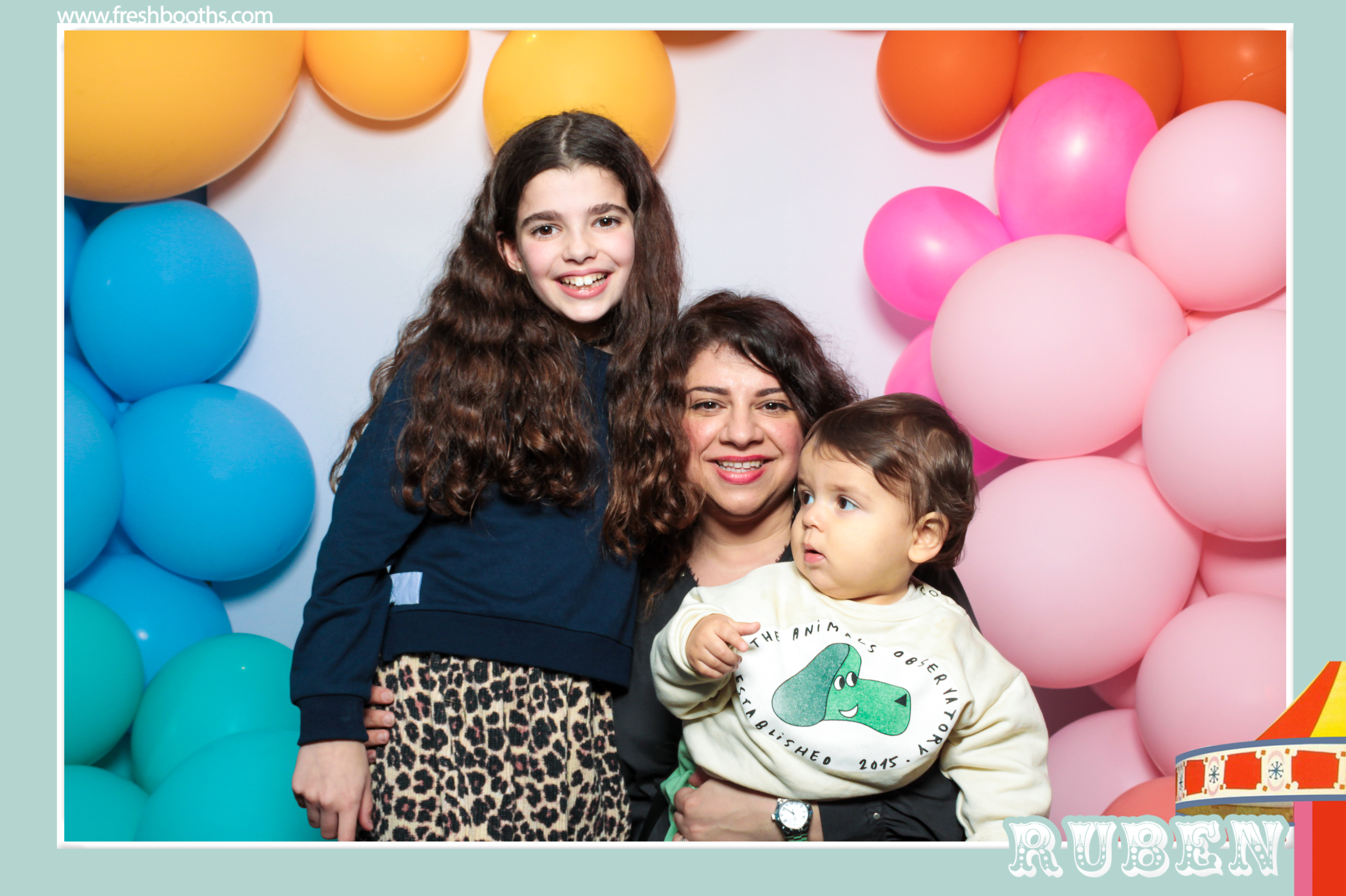 Ruben's First Birthday  | View more photos from the event at gallery.freshbooths.com/u/FreshBooths/Rubens-First-Birthday