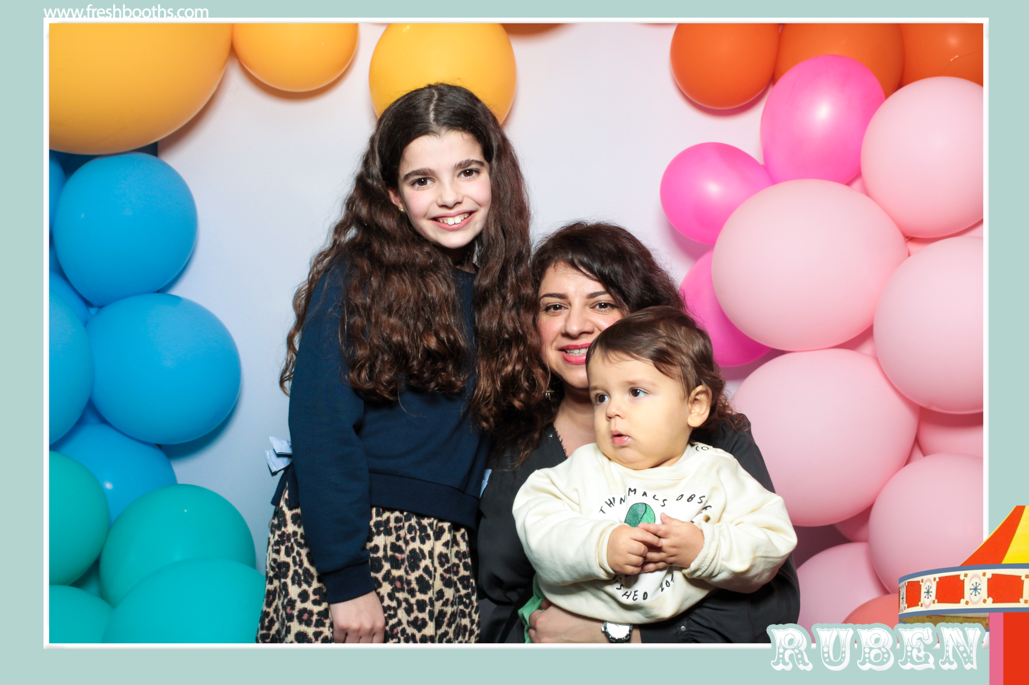 Ruben's First Birthday  | View more photos from the event at gallery.freshbooths.com/u/FreshBooths/Rubens-First-Birthday