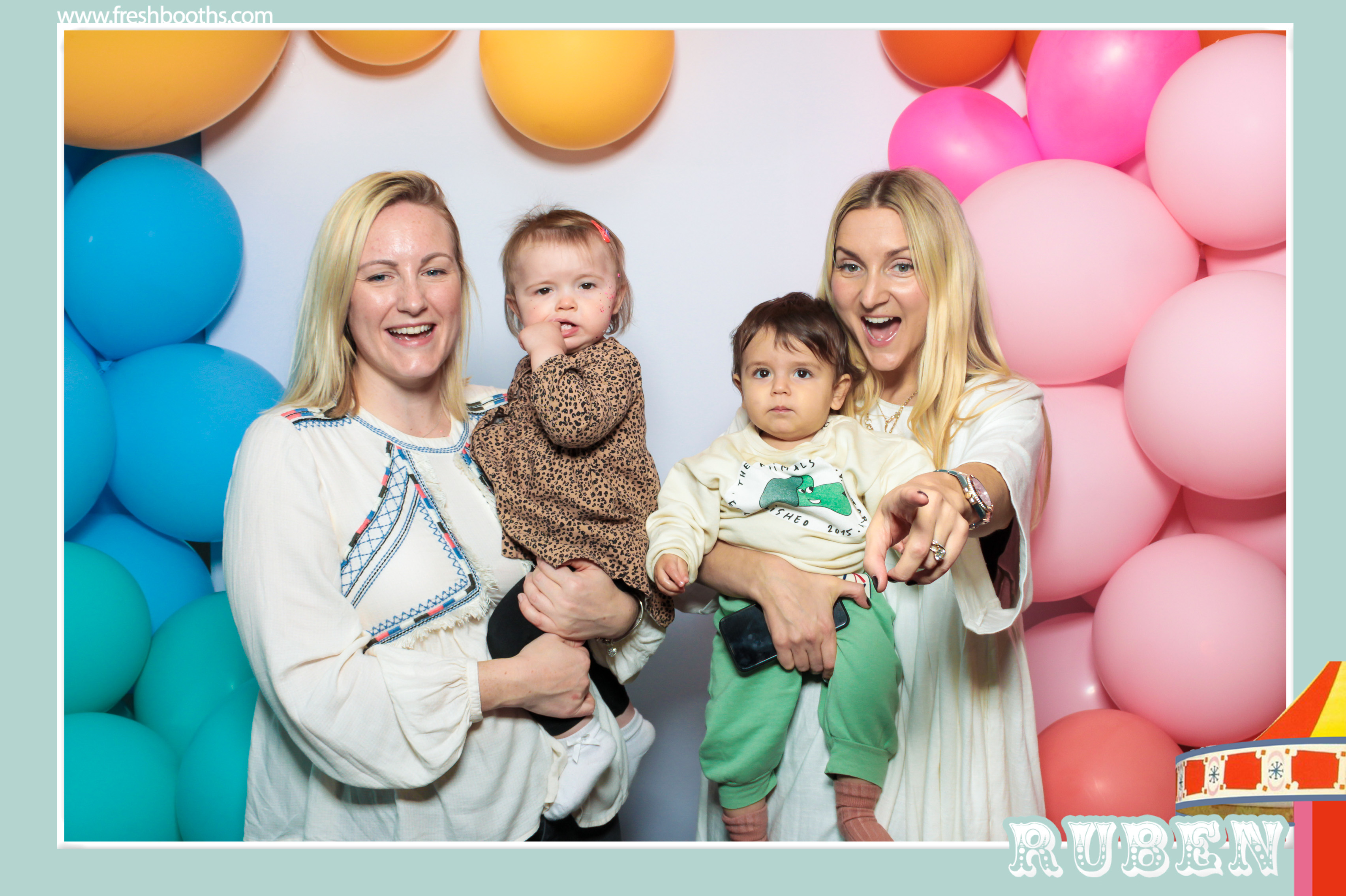 Ruben's First Birthday  | View more photos from the event at gallery.freshbooths.com/u/FreshBooths/Rubens-First-Birthday