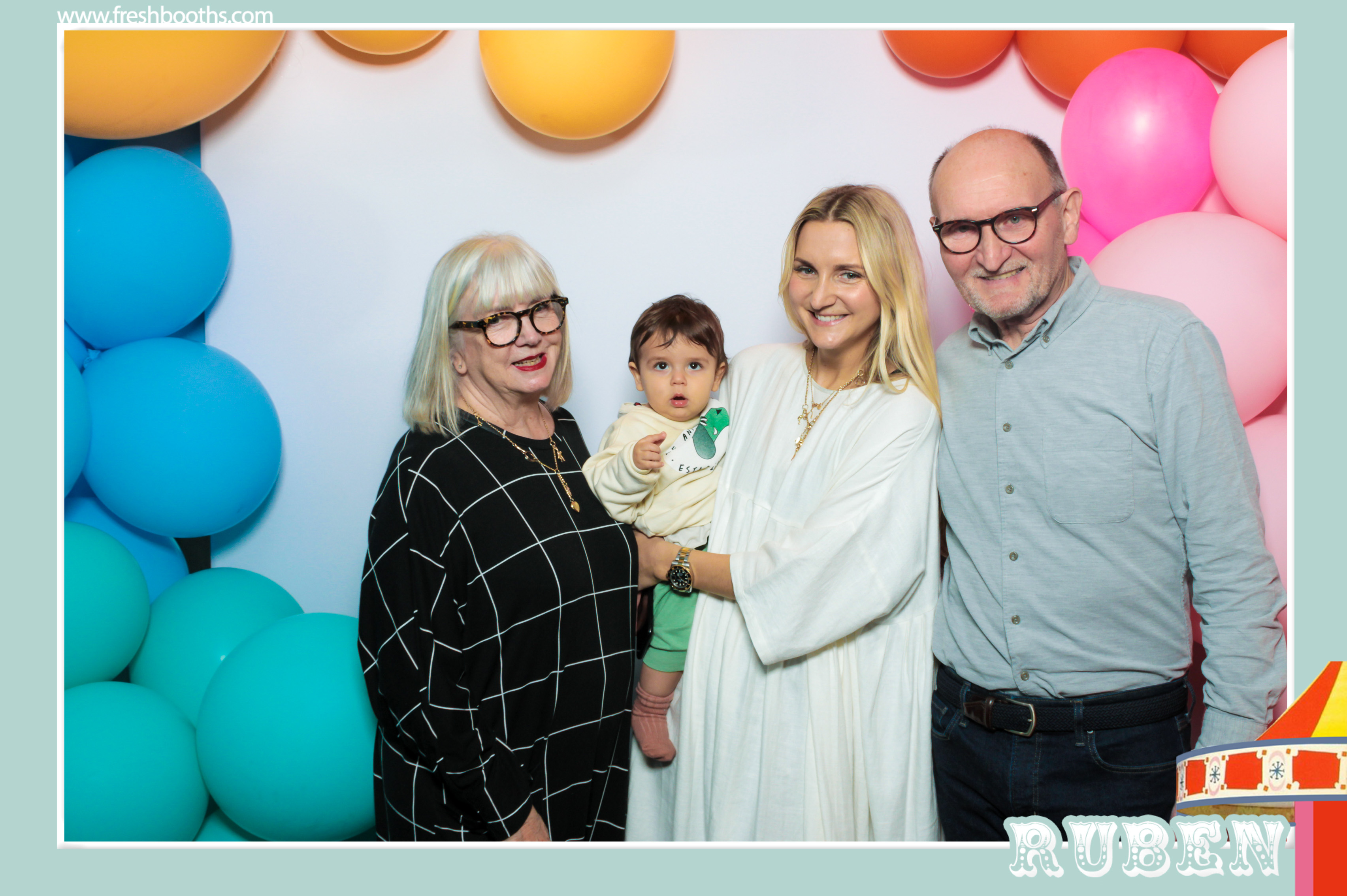 Ruben's First Birthday  | View more photos from the event at gallery.freshbooths.com/u/FreshBooths/Rubens-First-Birthday