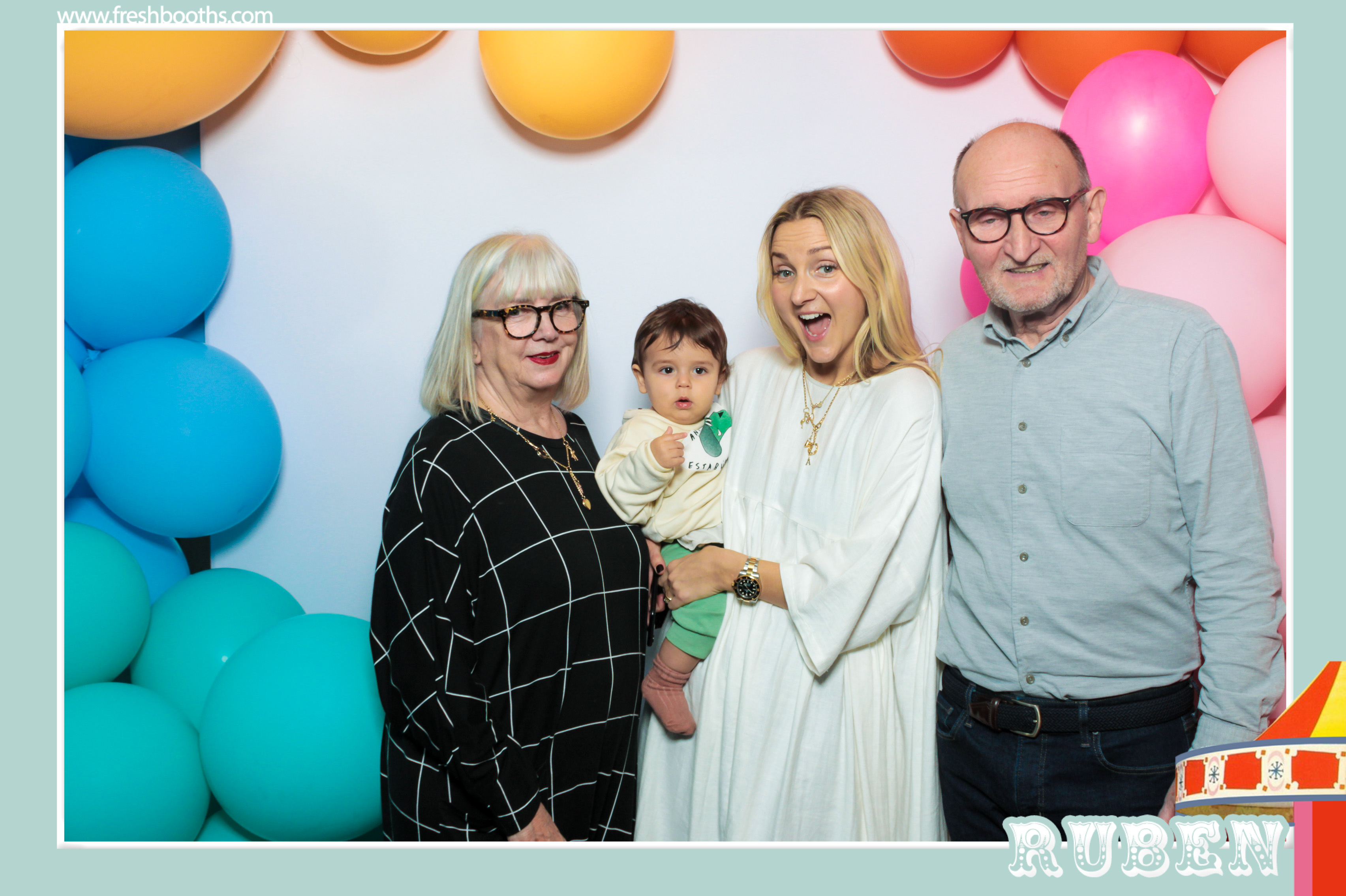 Ruben's First Birthday  | View more photos from the event at gallery.freshbooths.com/u/FreshBooths/Rubens-First-Birthday