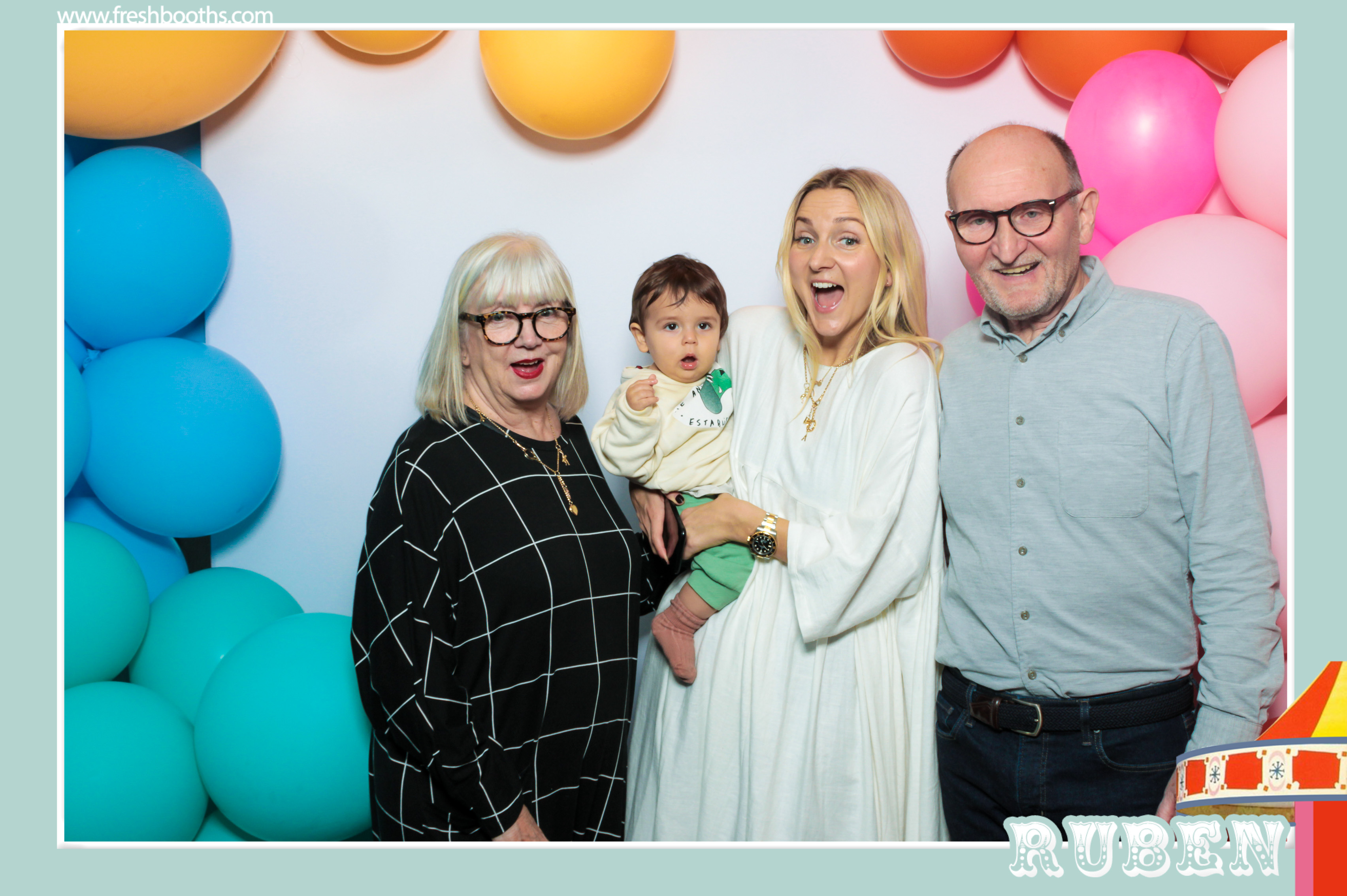 Ruben's First Birthday  | View more photos from the event at gallery.freshbooths.com/u/FreshBooths/Rubens-First-Birthday