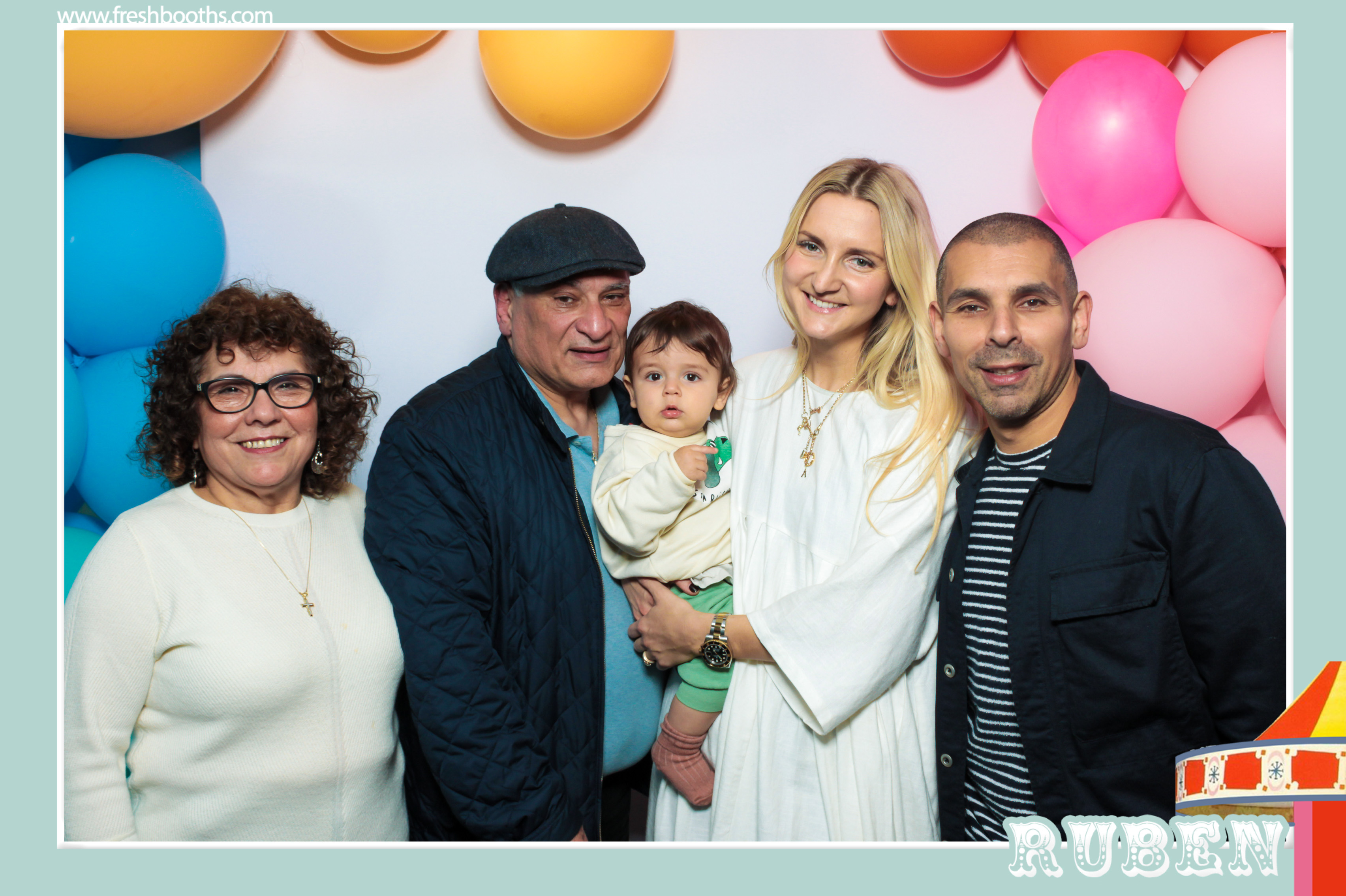 Ruben's First Birthday  | View more photos from the event at gallery.freshbooths.com/u/FreshBooths/Rubens-First-Birthday