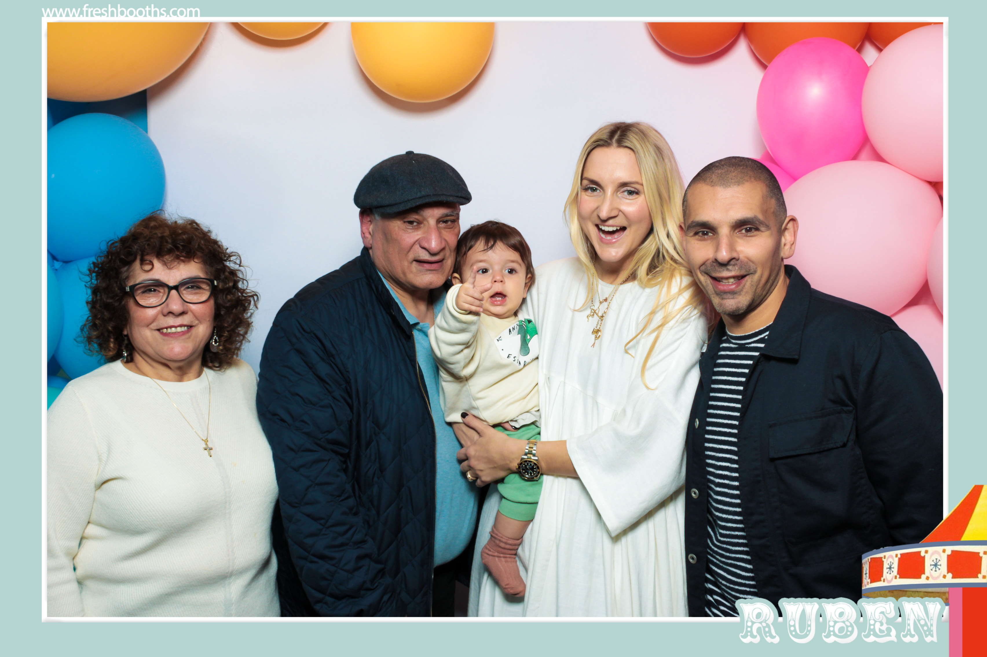 Ruben's First Birthday  | View more photos from the event at gallery.freshbooths.com/u/FreshBooths/Rubens-First-Birthday