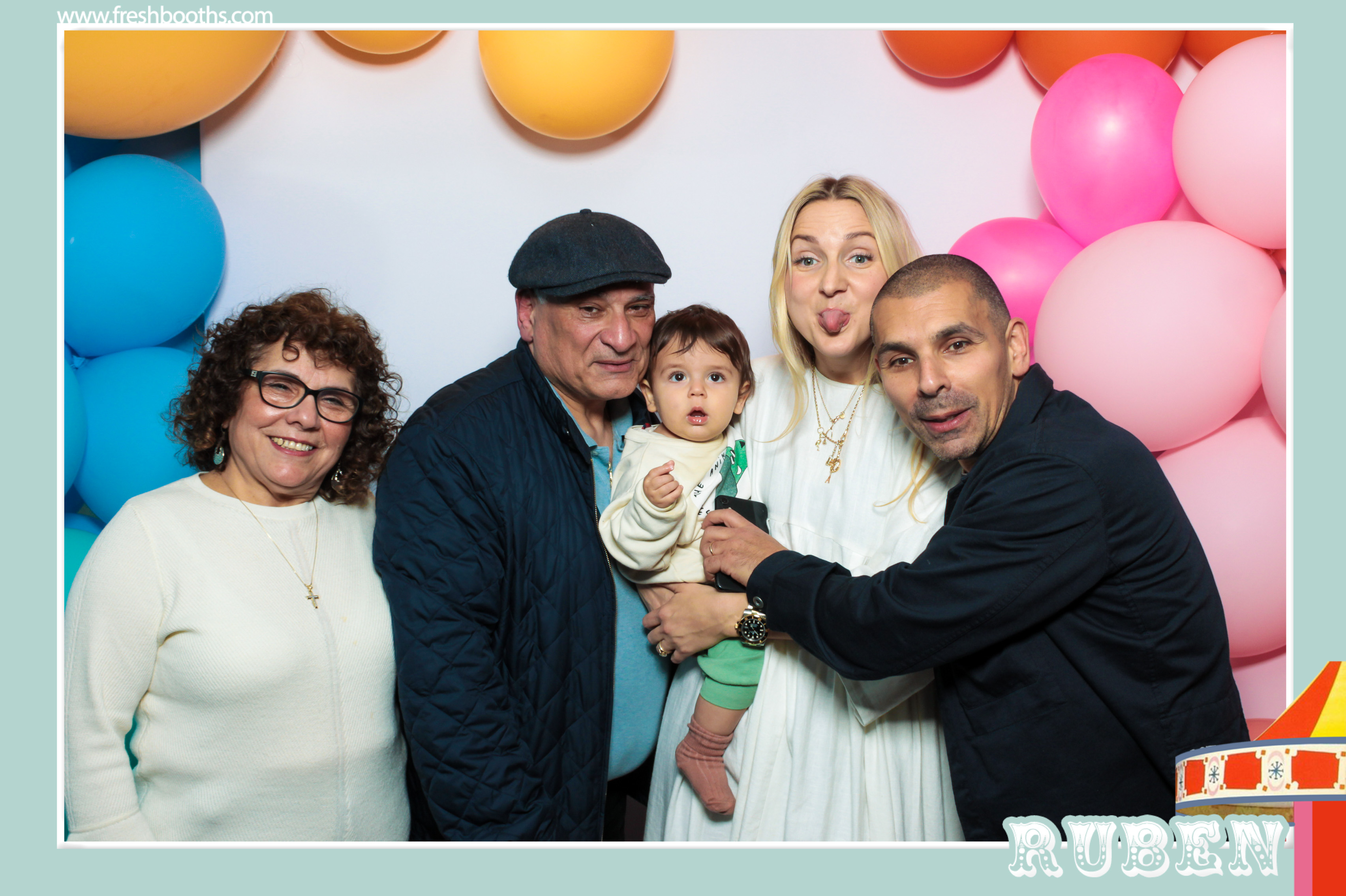 Ruben's First Birthday  | View more photos from the event at gallery.freshbooths.com/u/FreshBooths/Rubens-First-Birthday