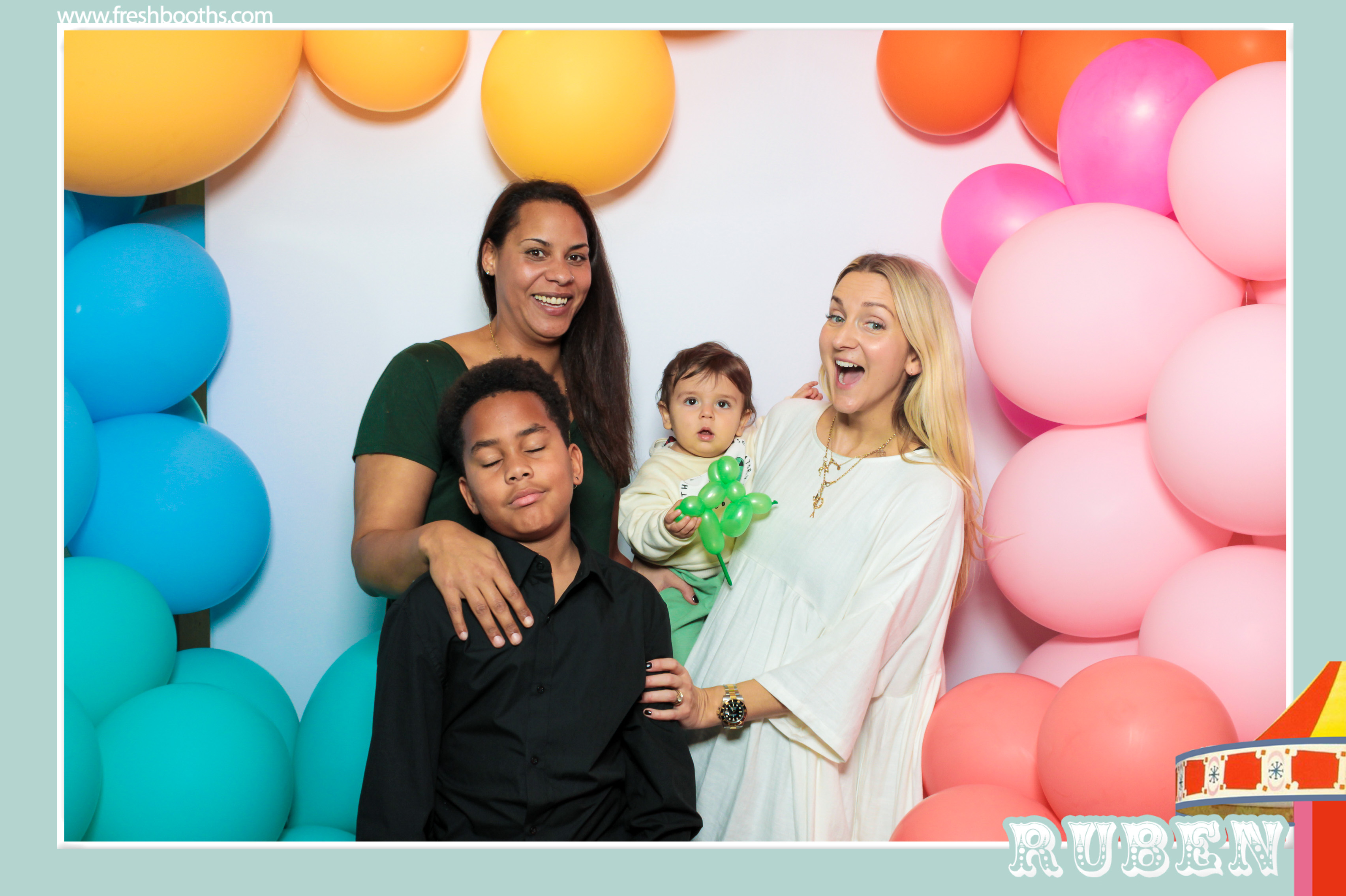 Ruben's First Birthday  | View more photos from the event at gallery.freshbooths.com/u/FreshBooths/Rubens-First-Birthday