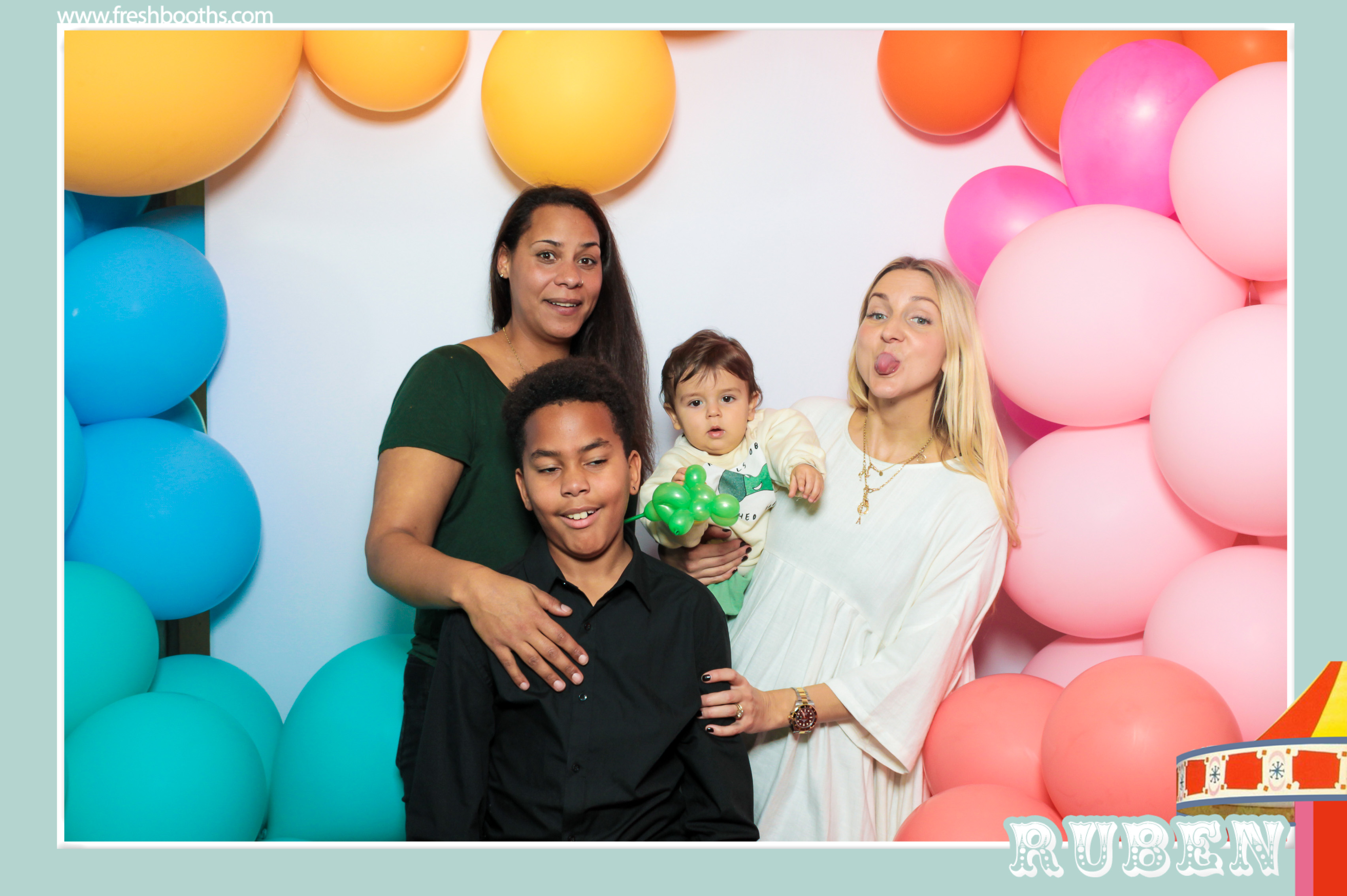 Ruben's First Birthday  | View more photos from the event at gallery.freshbooths.com/u/FreshBooths/Rubens-First-Birthday
