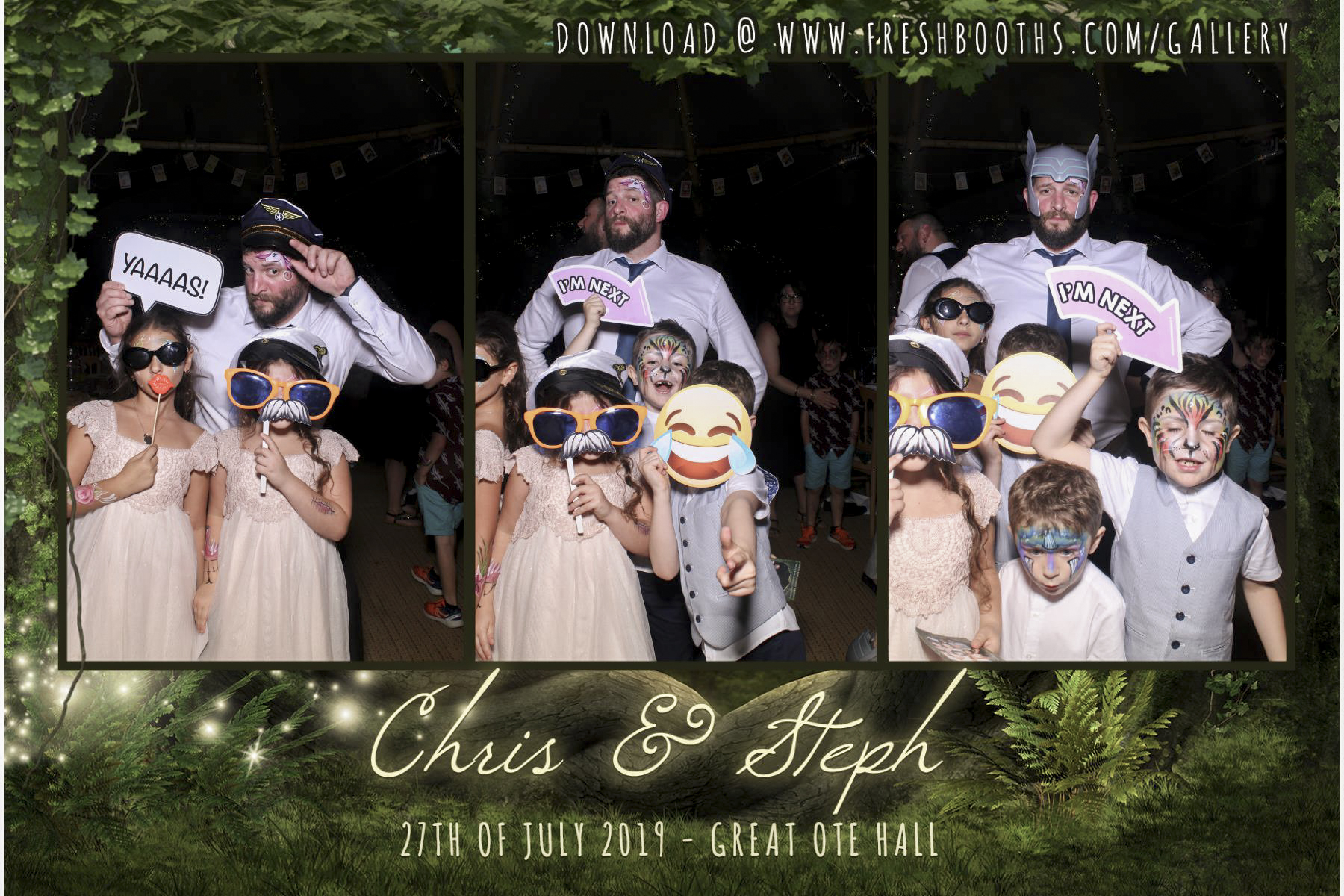 Steph & Chris’s Wedding - Selfie Mirror | View more photos from the event at gallery.freshbooths.com/u/FreshBooths/Steph-Chris’s-Wedding-Selfie-Mirror