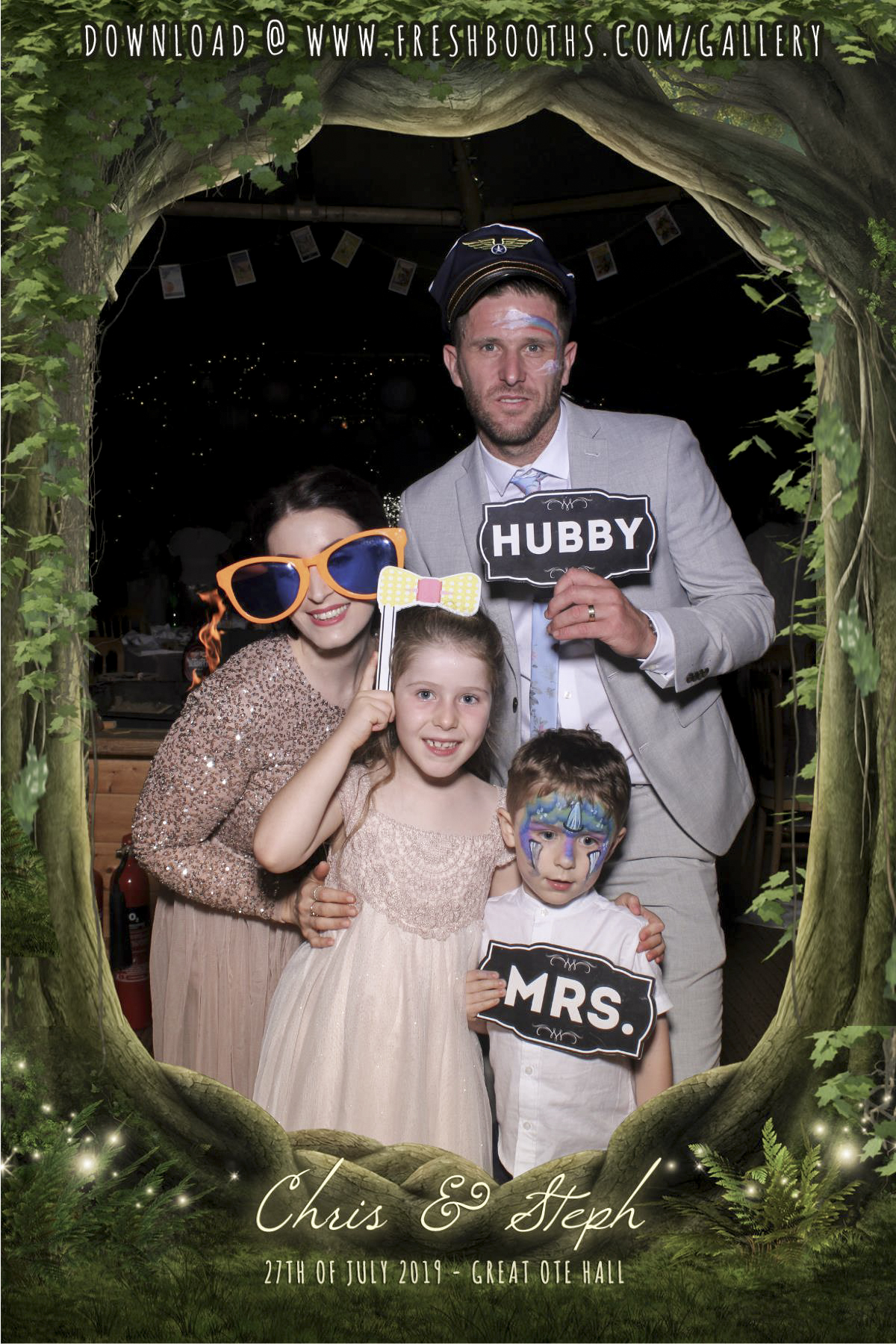 Steph & Chris’s Wedding - Selfie Mirror | View more photos from the event at gallery.freshbooths.com/u/FreshBooths/Steph-Chris’s-Wedding-Selfie-Mirror