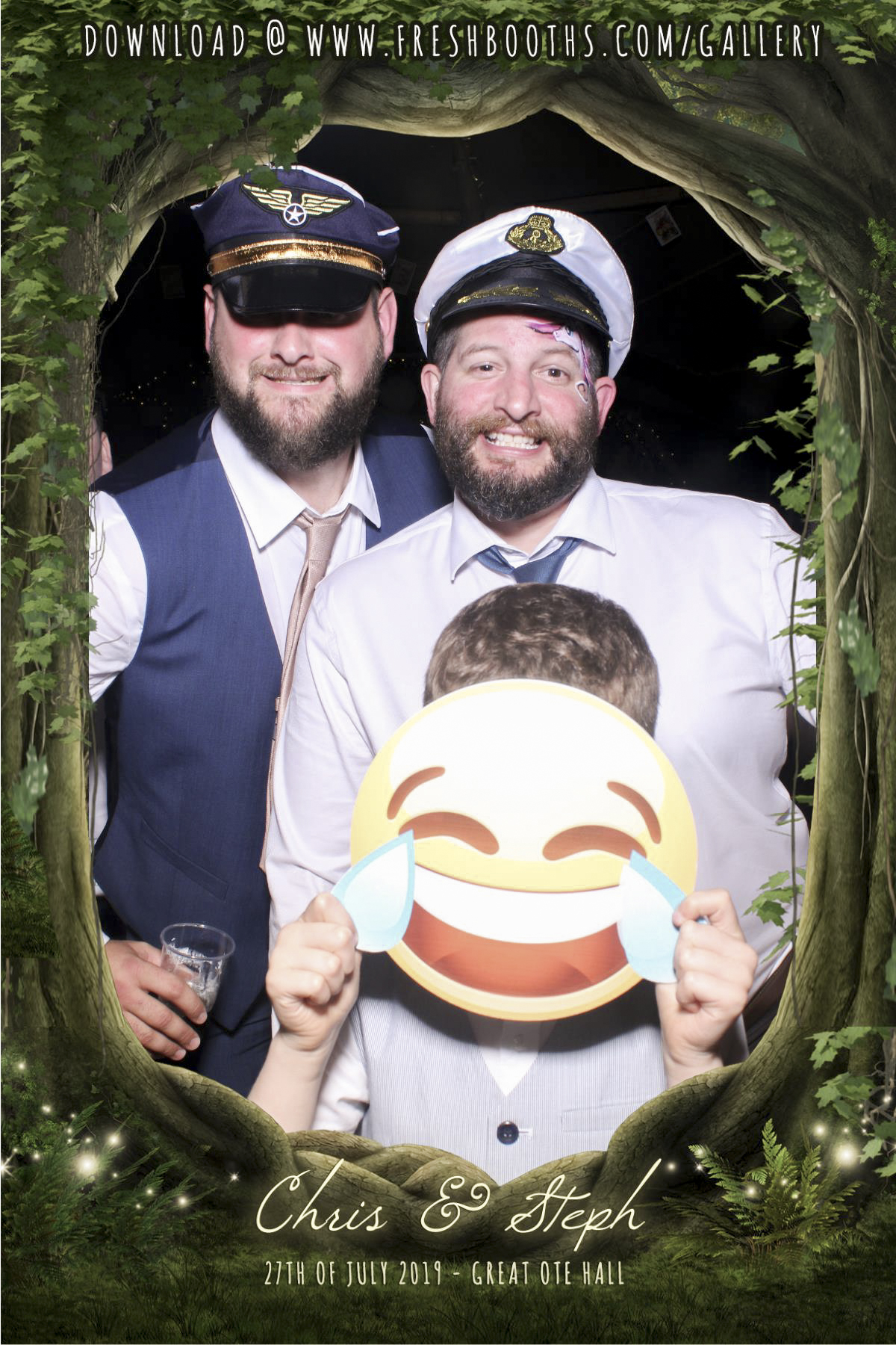 Steph & Chris’s Wedding - Selfie Mirror | View more photos from the event at gallery.freshbooths.com/u/FreshBooths/Steph-Chris’s-Wedding-Selfie-Mirror