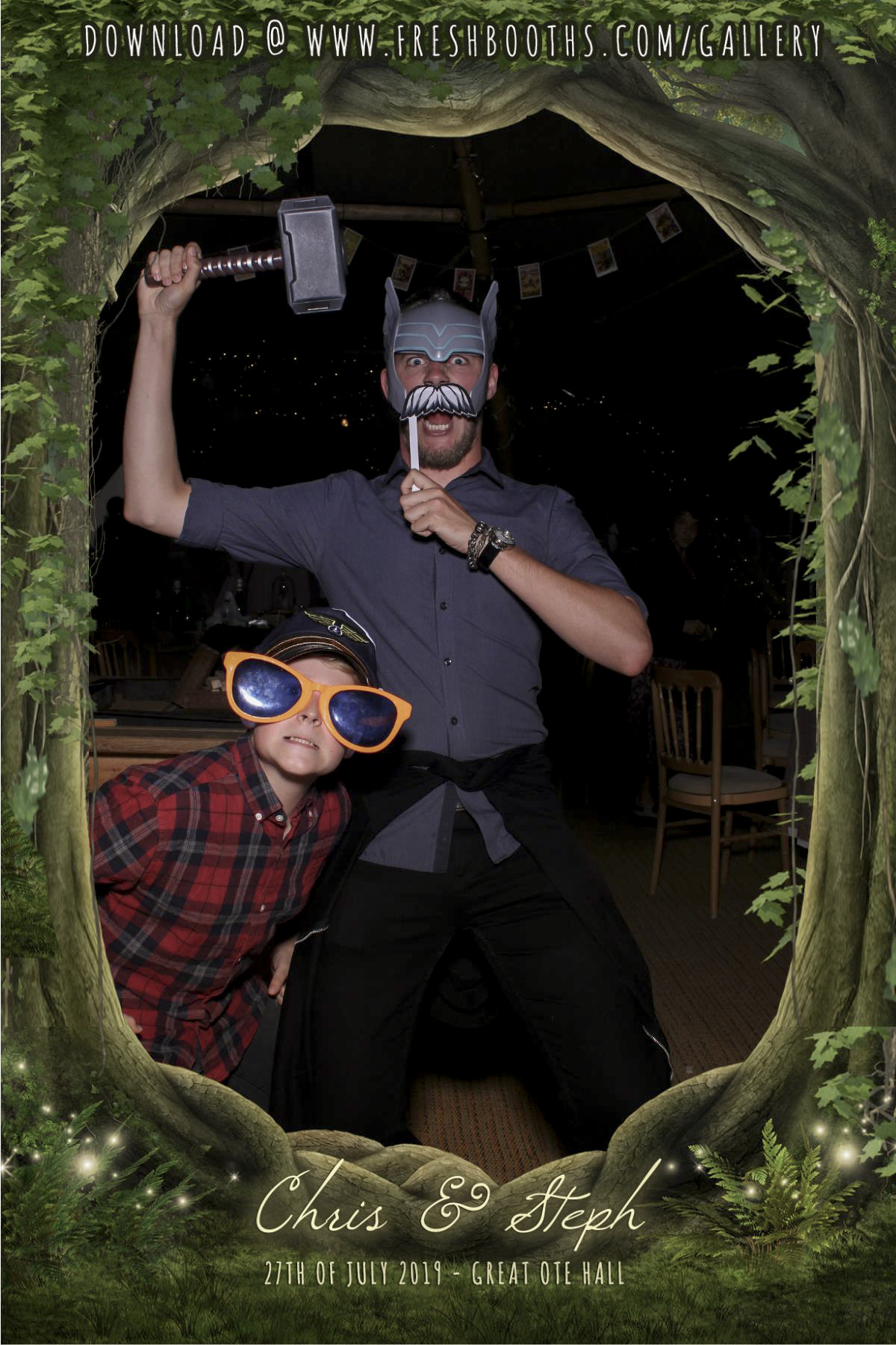 Steph & Chris’s Wedding - Selfie Mirror | View more photos from the event at gallery.freshbooths.com/u/FreshBooths/Steph-Chris’s-Wedding-Selfie-Mirror