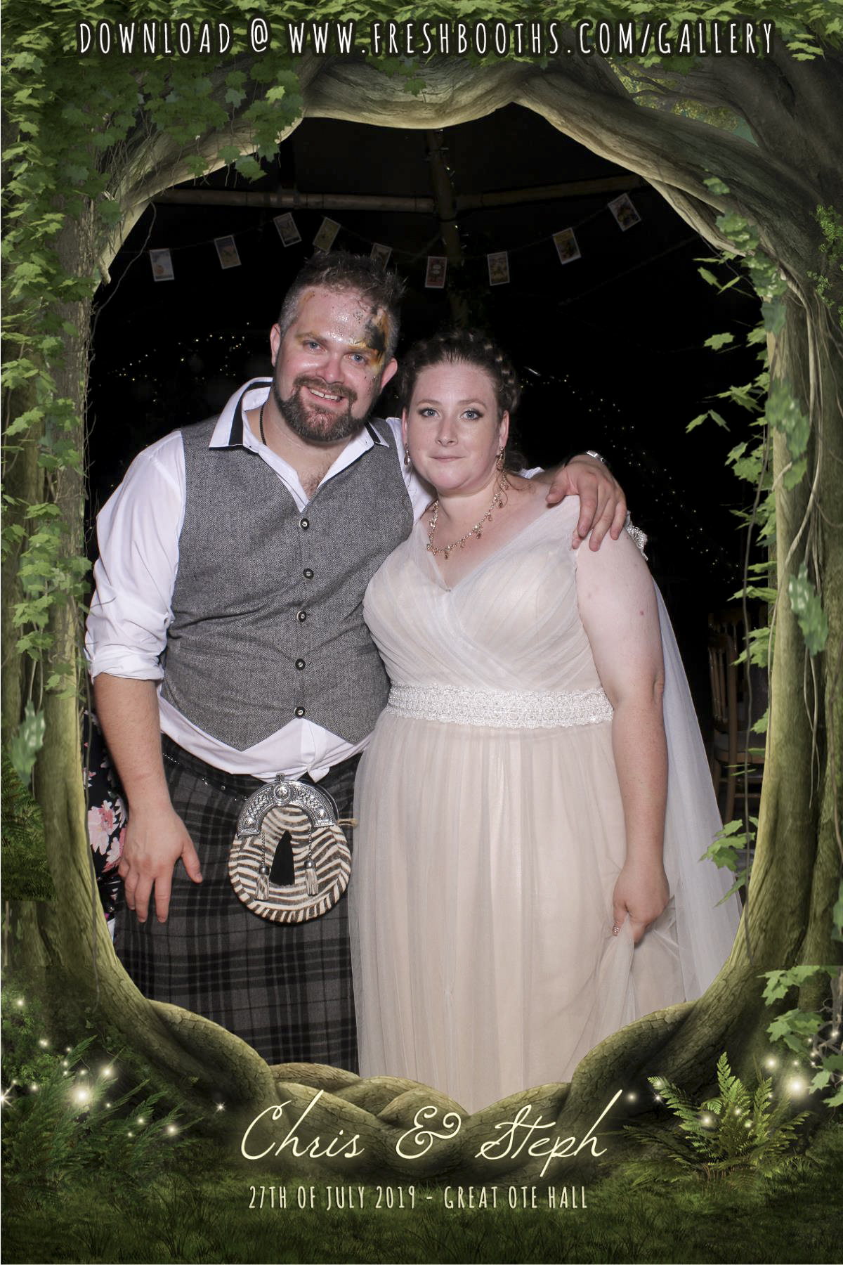 Steph & Chris’s Wedding - Selfie Mirror | View more photos from the event at gallery.freshbooths.com/u/FreshBooths/Steph-Chris’s-Wedding-Selfie-Mirror