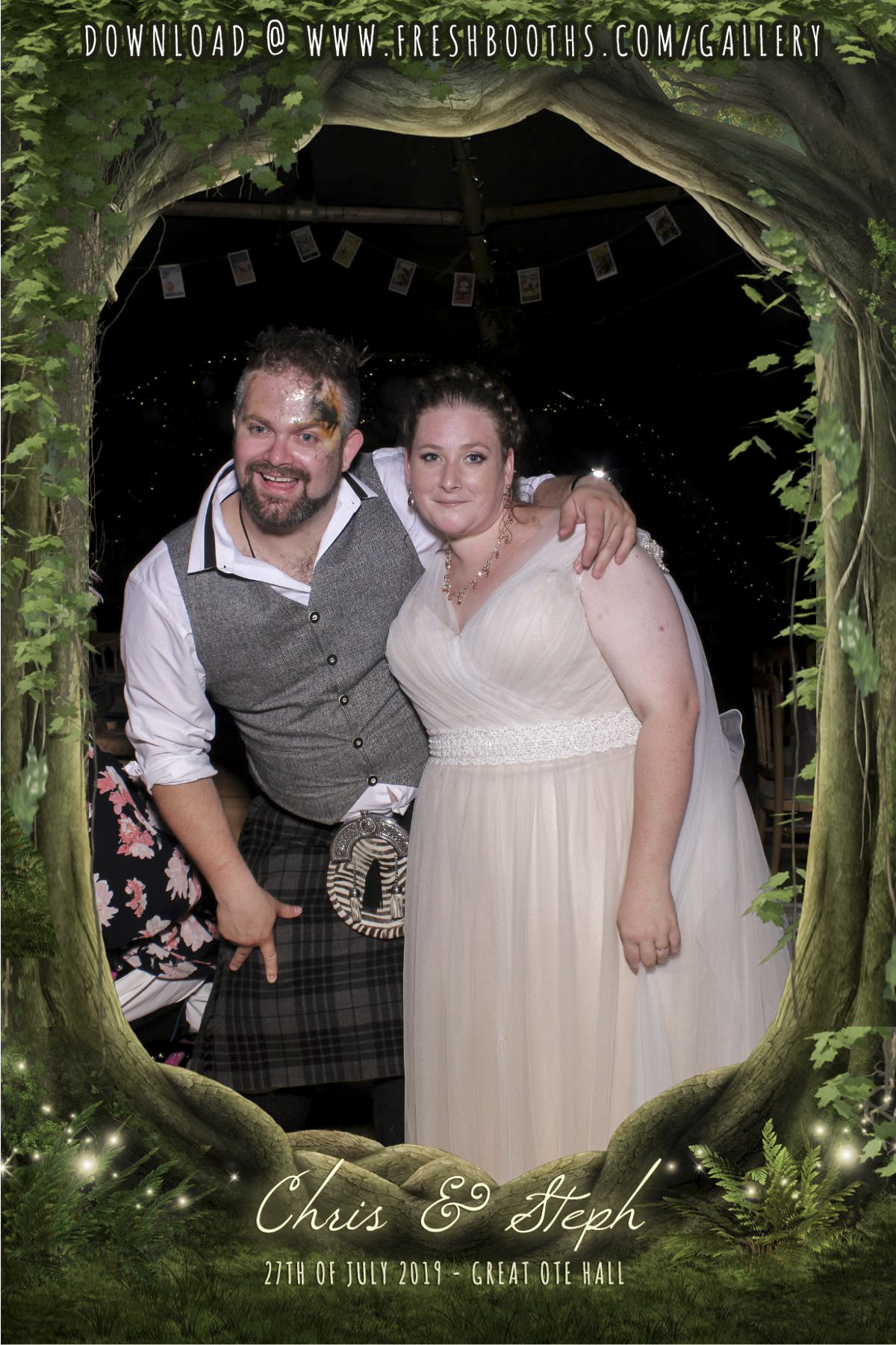 Steph & Chris’s Wedding - Selfie Mirror | View more photos from the event at gallery.freshbooths.com/u/FreshBooths/Steph-Chris’s-Wedding-Selfie-Mirror