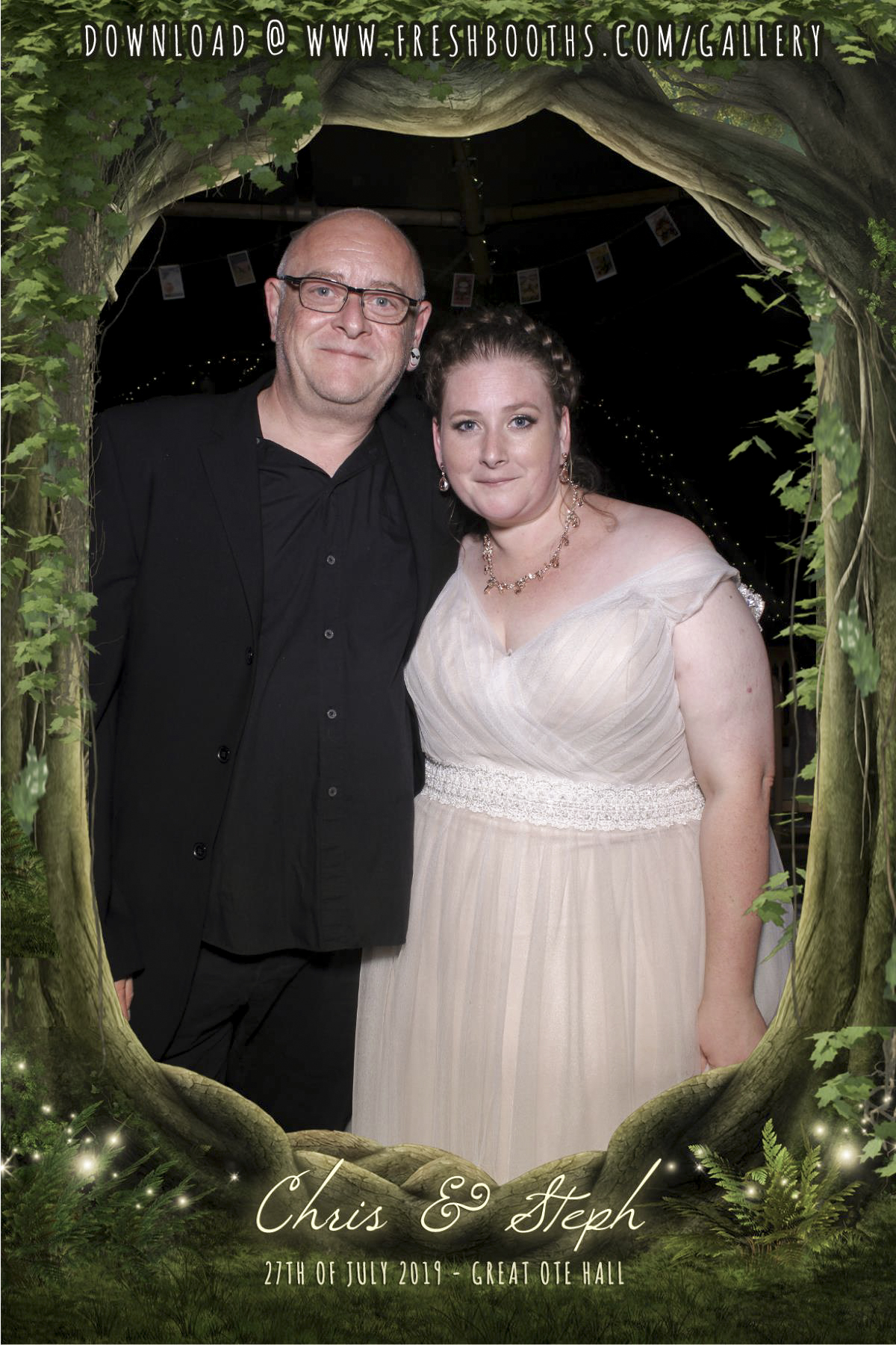 Steph & Chris’s Wedding - Selfie Mirror | View more photos from the event at gallery.freshbooths.com/u/FreshBooths/Steph-Chris’s-Wedding-Selfie-Mirror