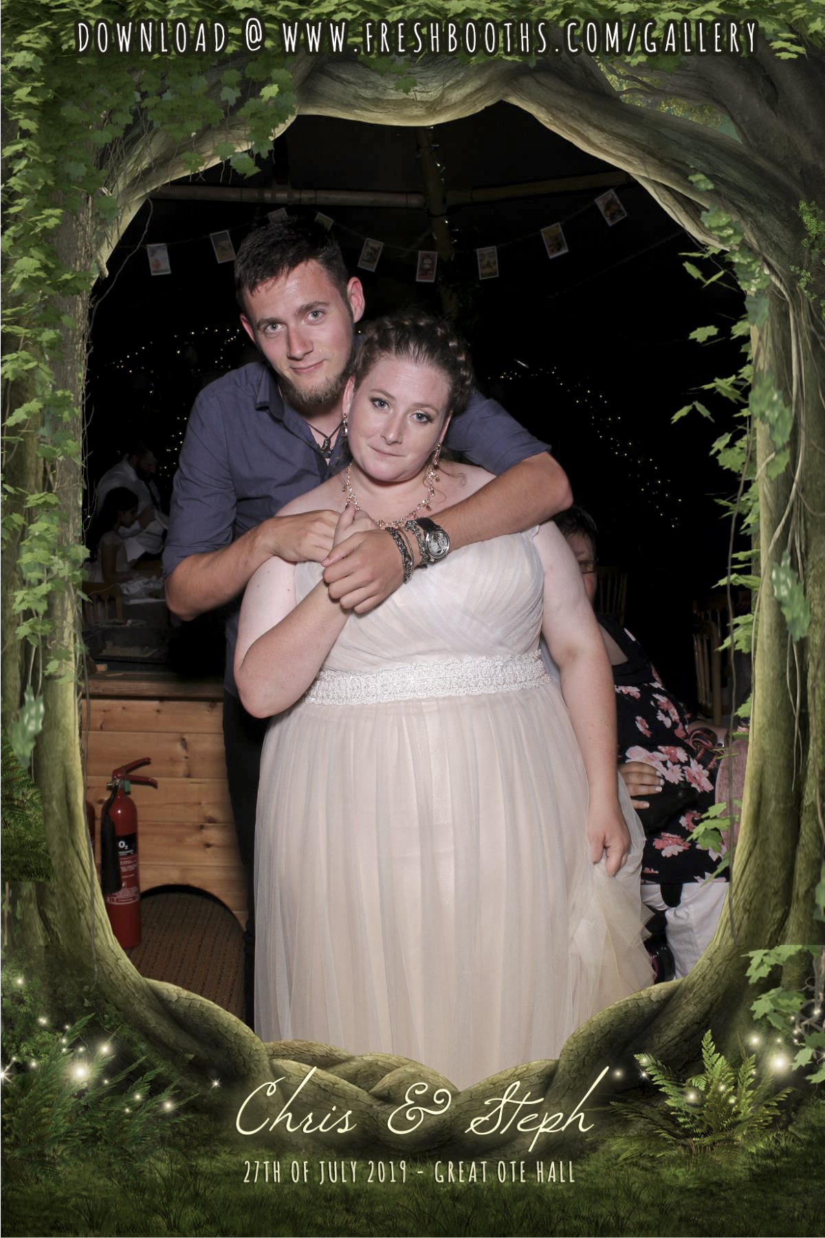 Steph & Chris’s Wedding - Selfie Mirror | View more photos from the event at gallery.freshbooths.com/u/FreshBooths/Steph-Chris’s-Wedding-Selfie-Mirror