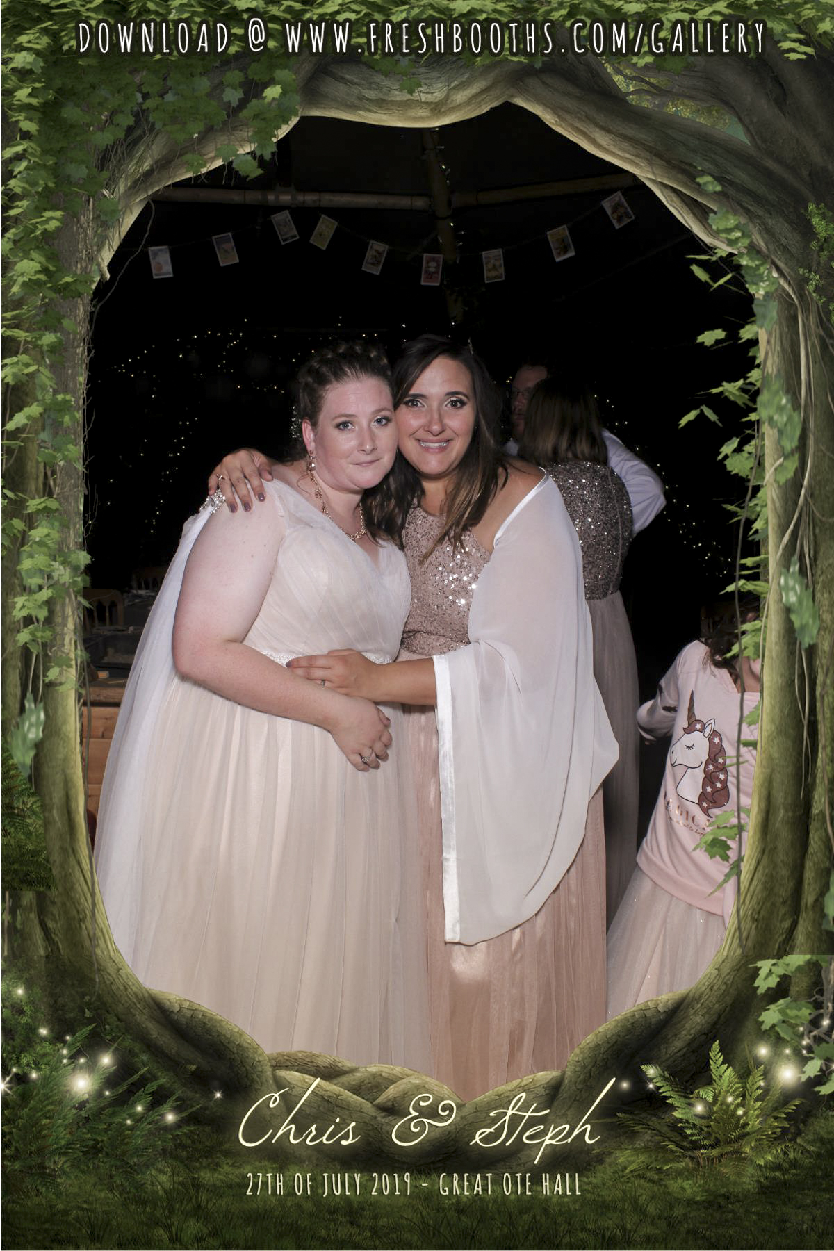 Steph & Chris’s Wedding - Selfie Mirror | View more photos from the event at gallery.freshbooths.com/u/FreshBooths/Steph-Chris’s-Wedding-Selfie-Mirror