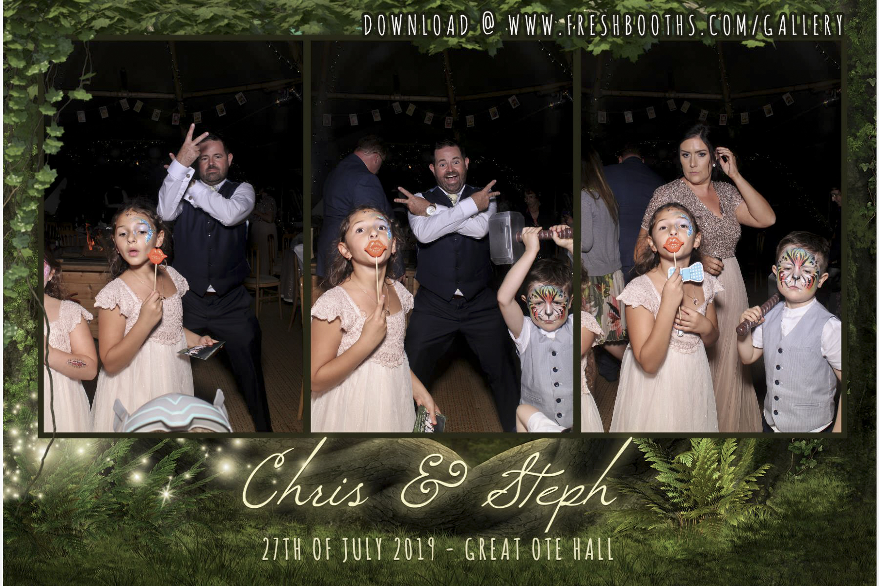 Steph & Chris’s Wedding - Selfie Mirror | View more photos from the event at gallery.freshbooths.com/u/FreshBooths/Steph-Chris’s-Wedding-Selfie-Mirror