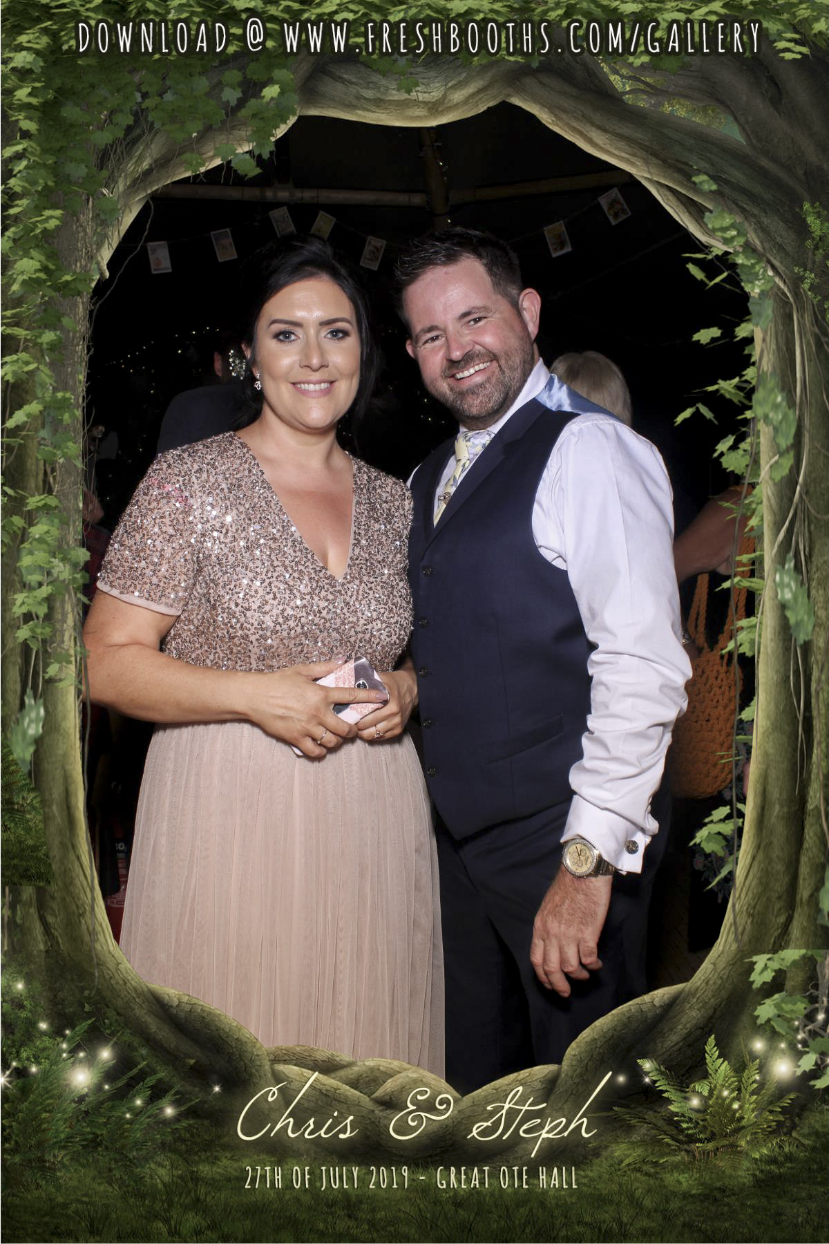 Steph & Chris’s Wedding - Selfie Mirror | View more photos from the event at gallery.freshbooths.com/u/FreshBooths/Steph-Chris’s-Wedding-Selfie-Mirror