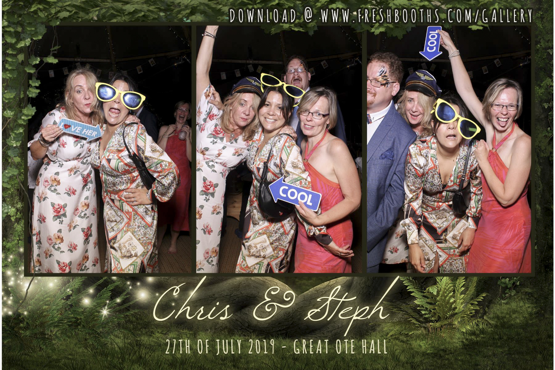 Steph & Chris’s Wedding - Selfie Mirror | View more photos from the event at gallery.freshbooths.com/u/FreshBooths/Steph-Chris’s-Wedding-Selfie-Mirror