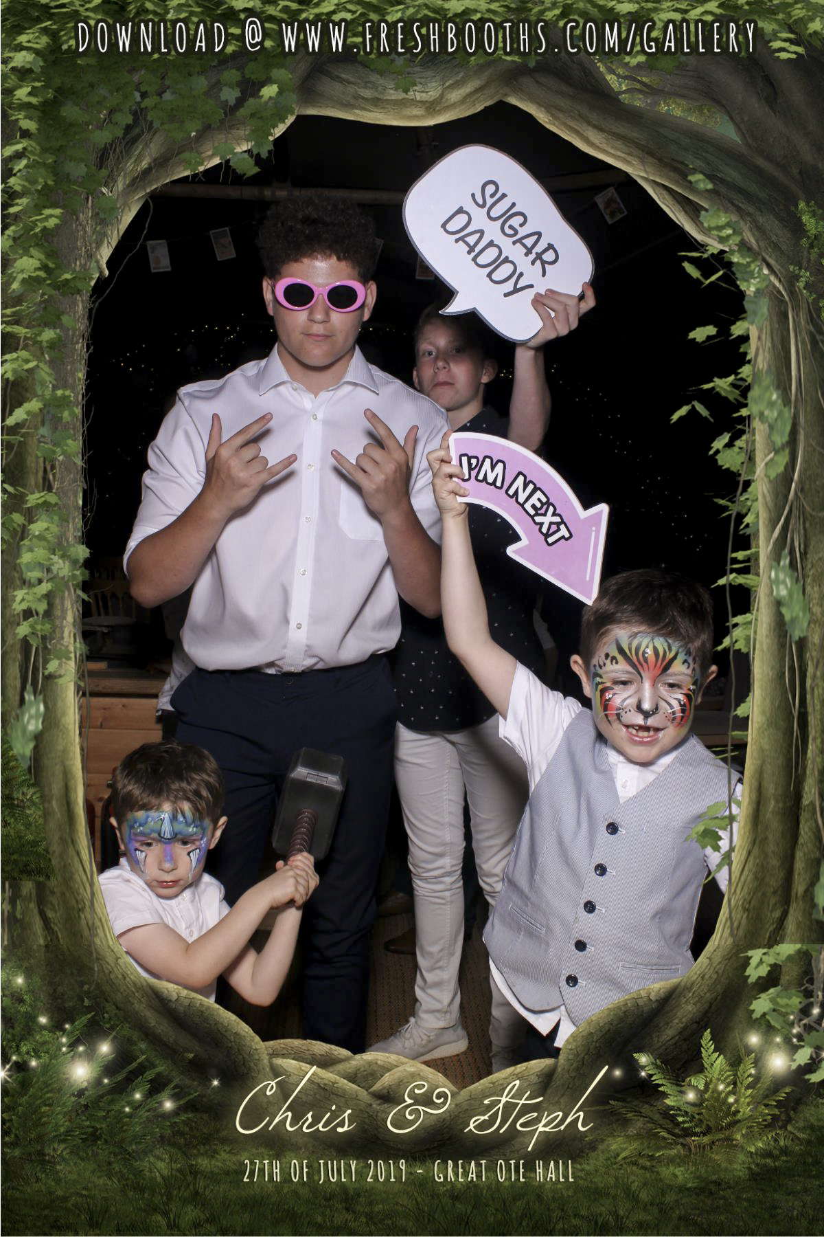 Steph & Chris’s Wedding - Selfie Mirror | View more photos from the event at gallery.freshbooths.com/u/FreshBooths/Steph-Chris’s-Wedding-Selfie-Mirror