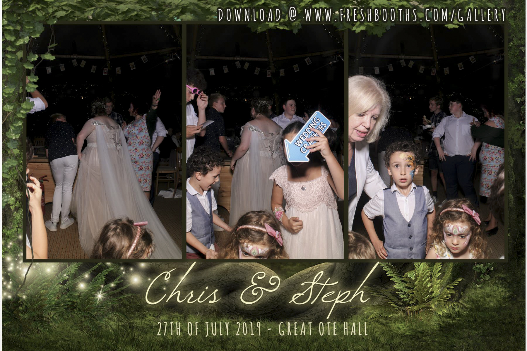 Steph & Chris’s Wedding - Selfie Mirror | View more photos from the event at gallery.freshbooths.com/u/FreshBooths/Steph-Chris’s-Wedding-Selfie-Mirror