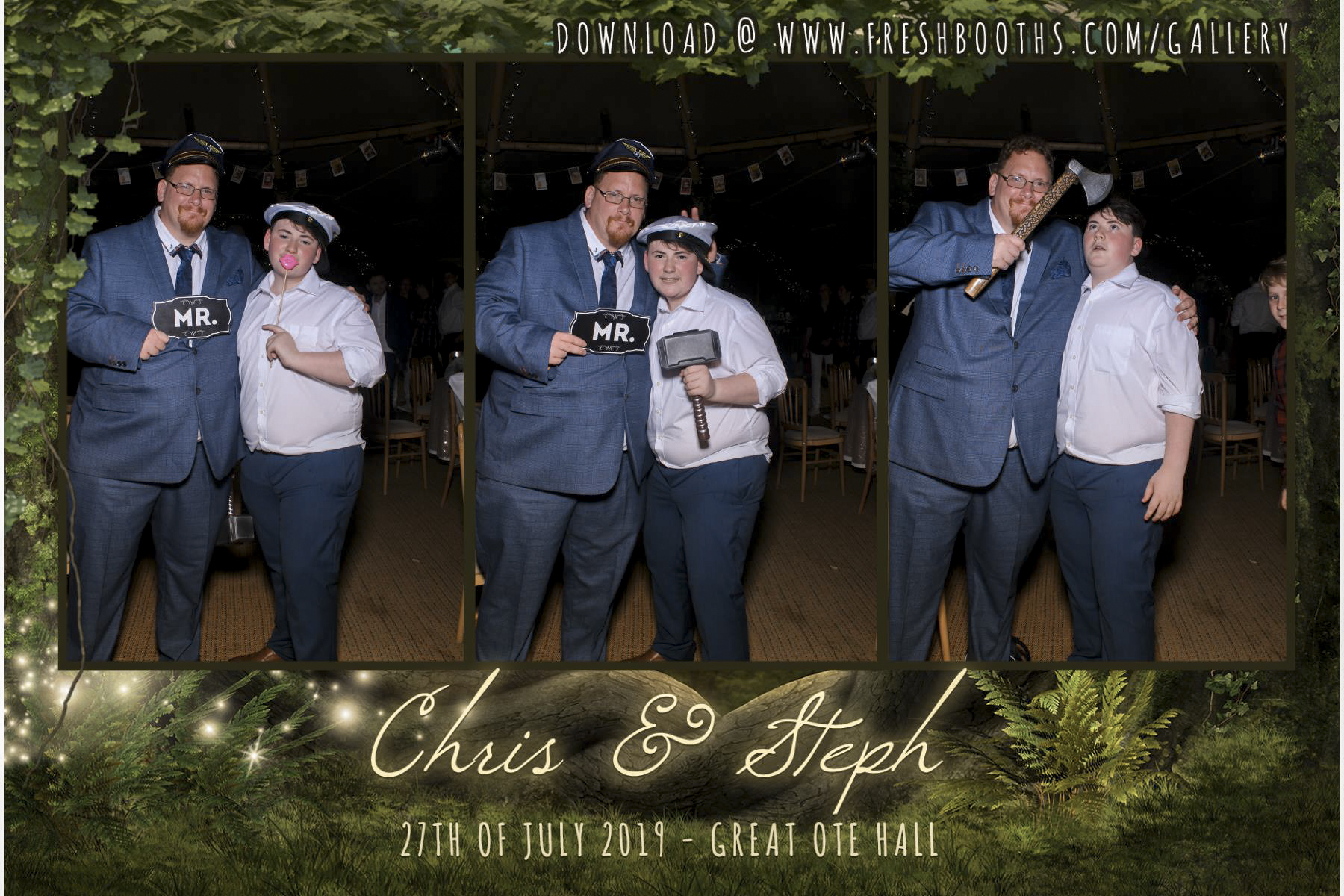 Steph & Chris’s Wedding - Selfie Mirror | View more photos from the event at gallery.freshbooths.com/u/FreshBooths/Steph-Chris’s-Wedding-Selfie-Mirror