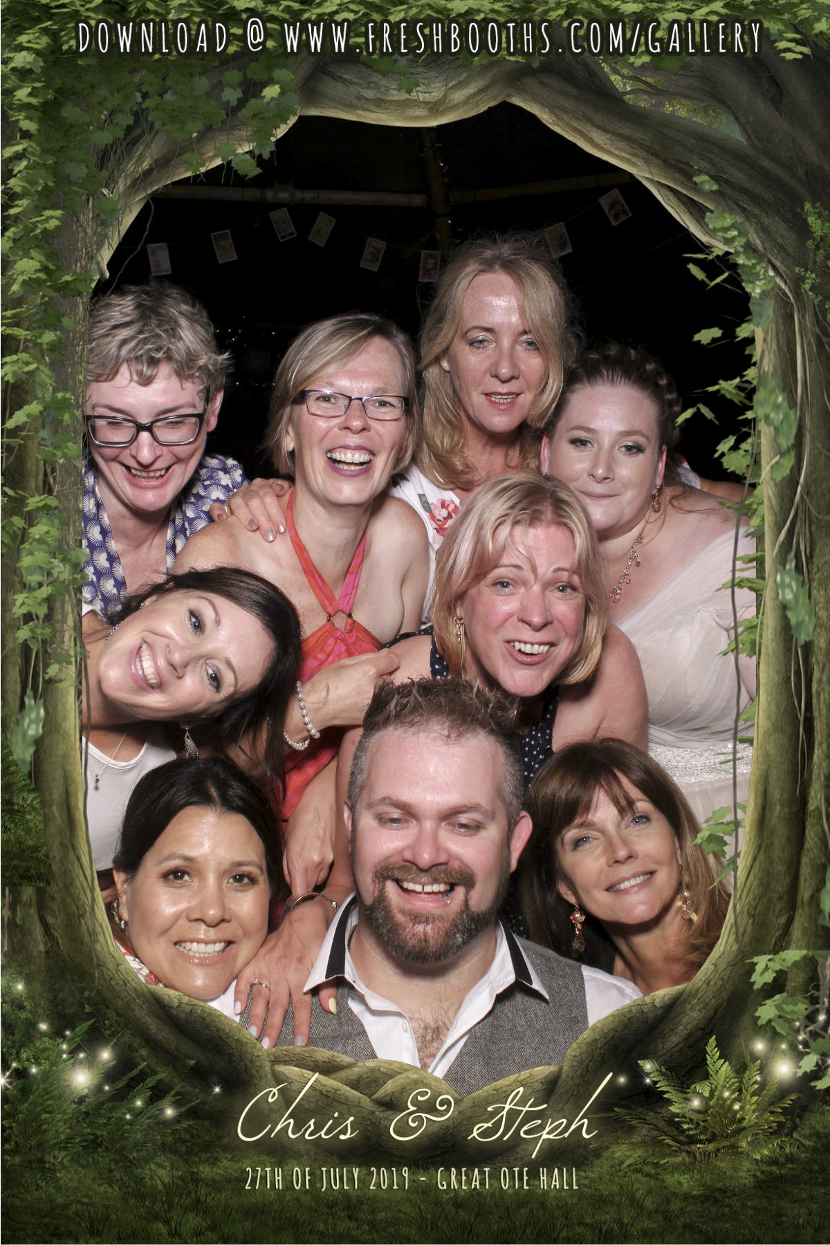 Steph & Chris’s Wedding - Selfie Mirror | View more photos from the event at gallery.freshbooths.com/u/FreshBooths/Steph-Chris’s-Wedding-Selfie-Mirror