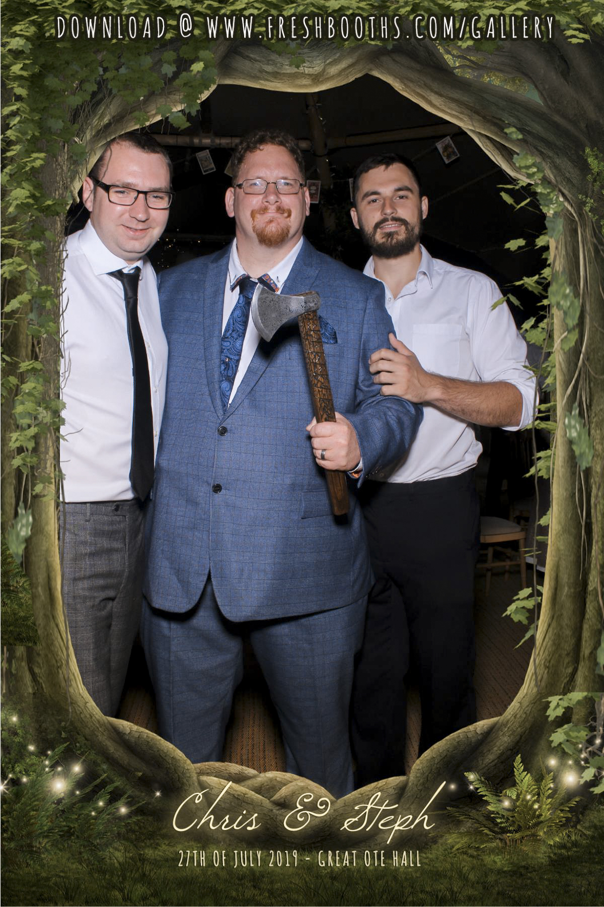 Steph & Chris’s Wedding - Selfie Mirror | View more photos from the event at gallery.freshbooths.com/u/FreshBooths/Steph-Chris’s-Wedding-Selfie-Mirror