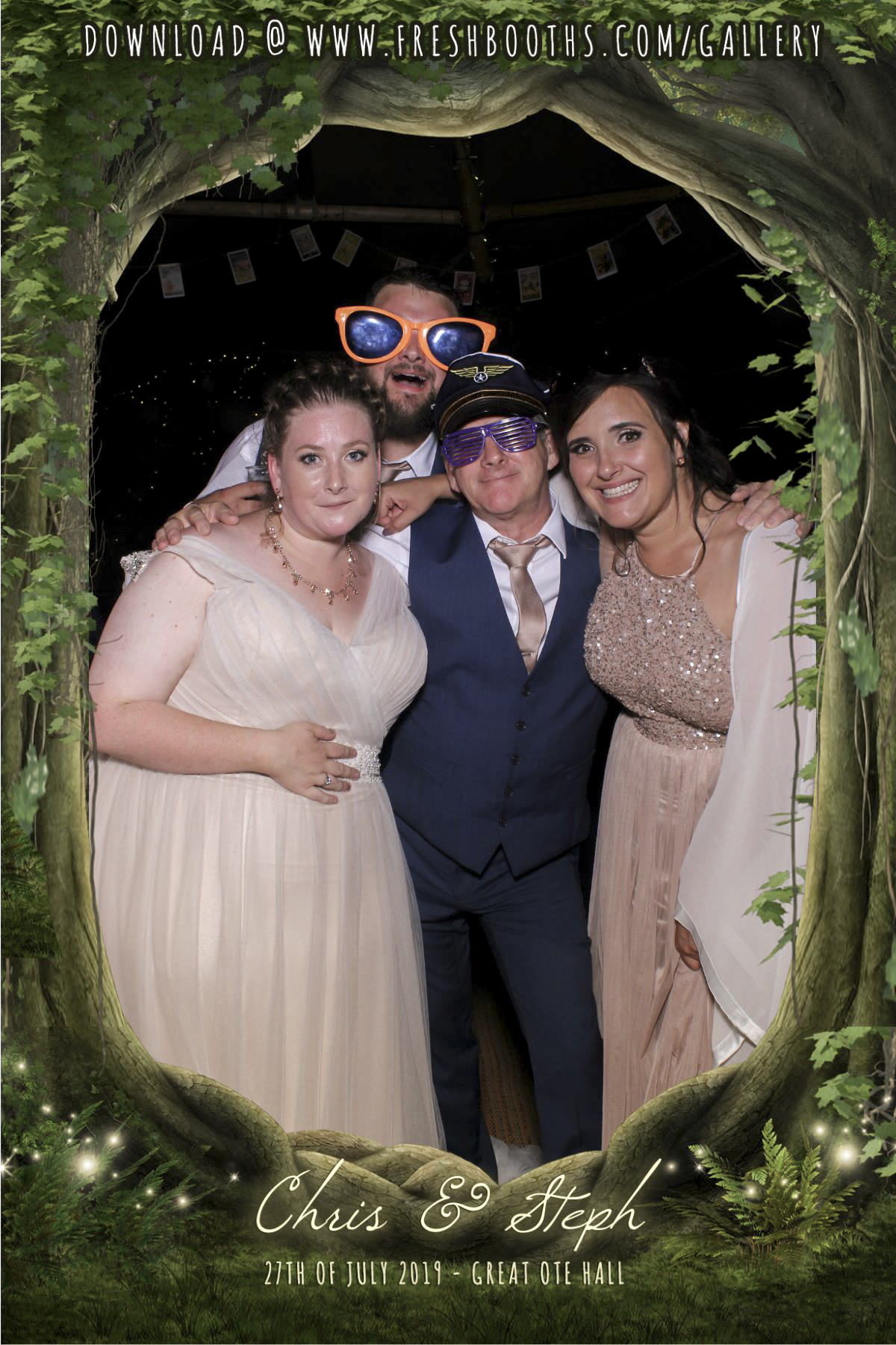 Steph & Chris’s Wedding - Selfie Mirror | View more photos from the event at gallery.freshbooths.com/u/FreshBooths/Steph-Chris’s-Wedding-Selfie-Mirror