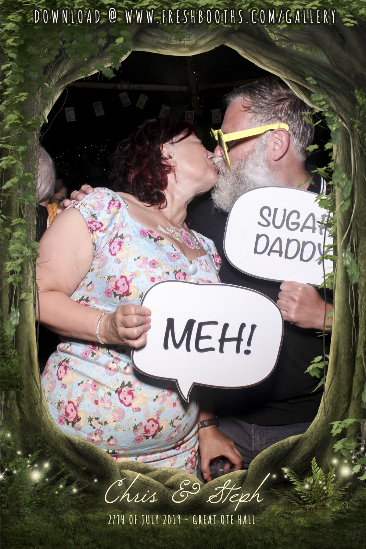 Steph & Chris’s Wedding - Selfie Mirror | View more photos from the event at gallery.freshbooths.com/u/FreshBooths/Steph-Chris’s-Wedding-Selfie-Mirror