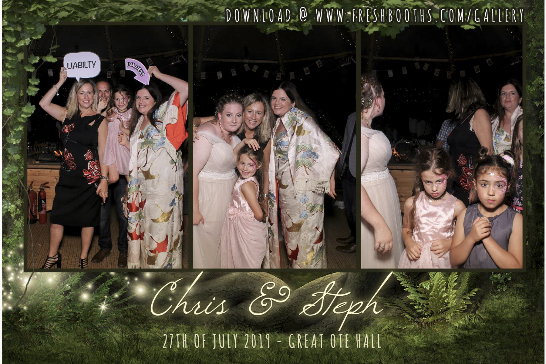 Steph & Chris’s Wedding - Selfie Mirror | View more photos from the event at gallery.freshbooths.com/u/FreshBooths/Steph-Chris’s-Wedding-Selfie-Mirror