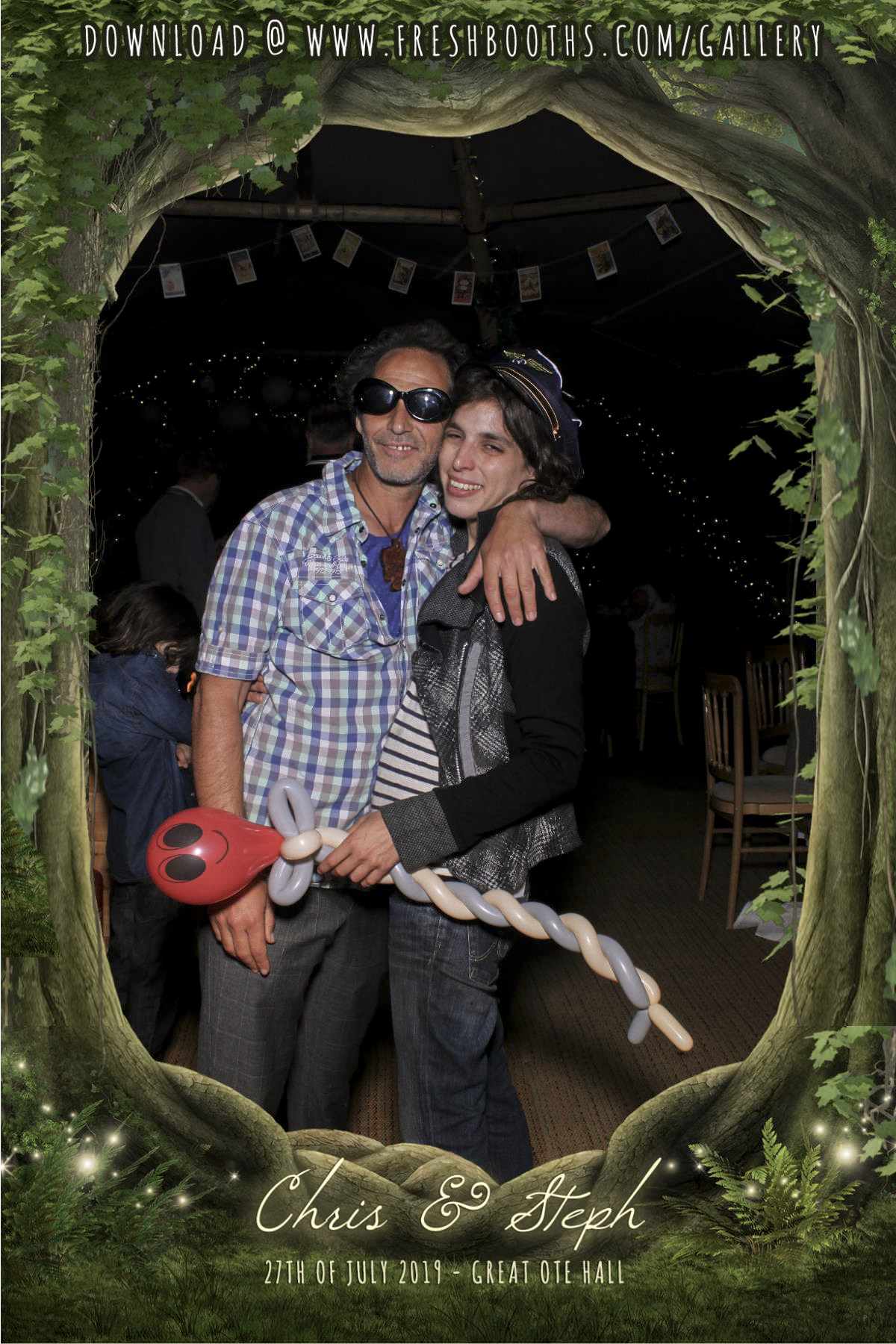 Steph & Chris’s Wedding - Selfie Mirror | View more photos from the event at gallery.freshbooths.com/u/FreshBooths/Steph-Chris’s-Wedding-Selfie-Mirror