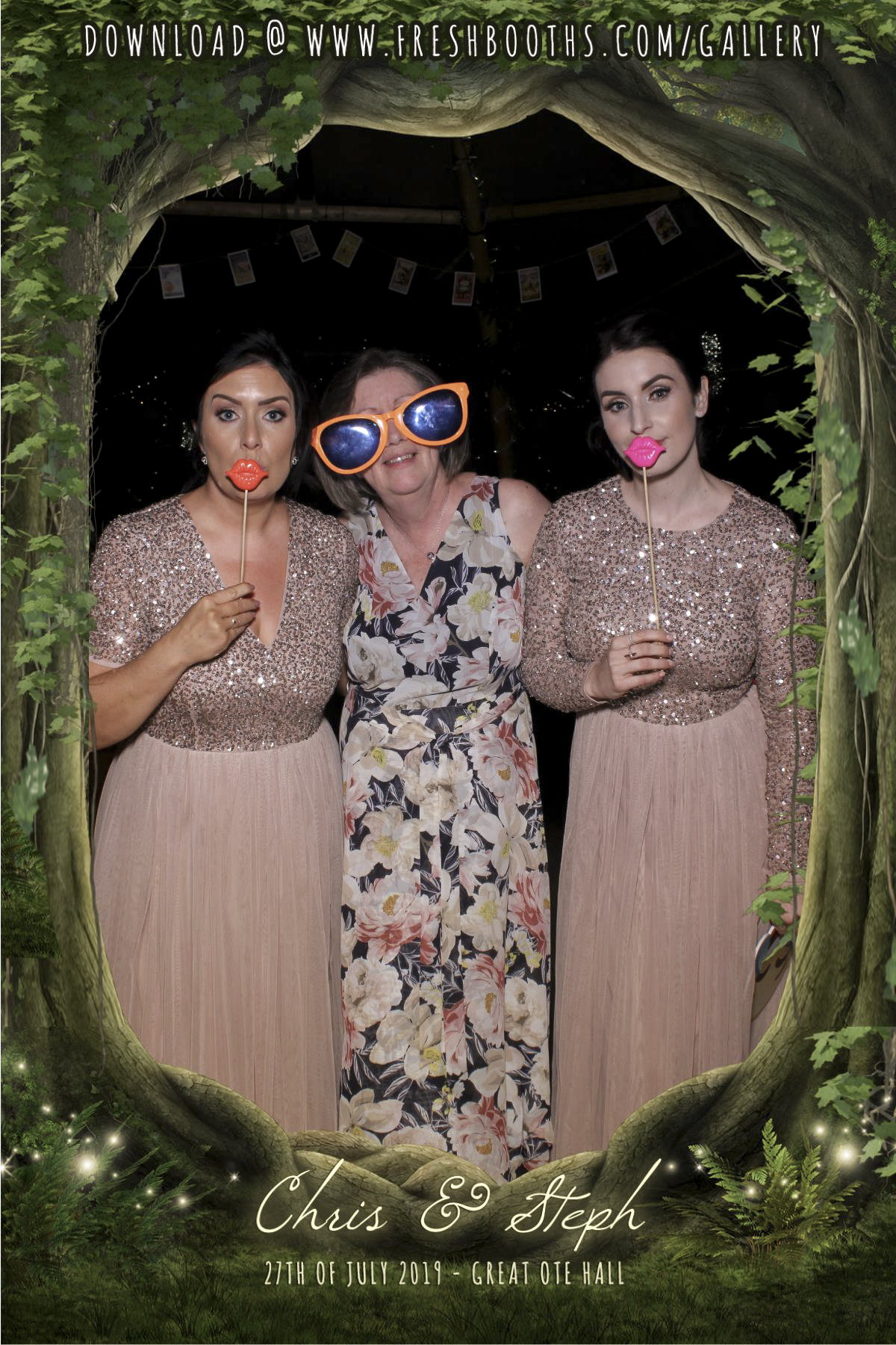 Steph & Chris’s Wedding - Selfie Mirror | View more photos from the event at gallery.freshbooths.com/u/FreshBooths/Steph-Chris’s-Wedding-Selfie-Mirror