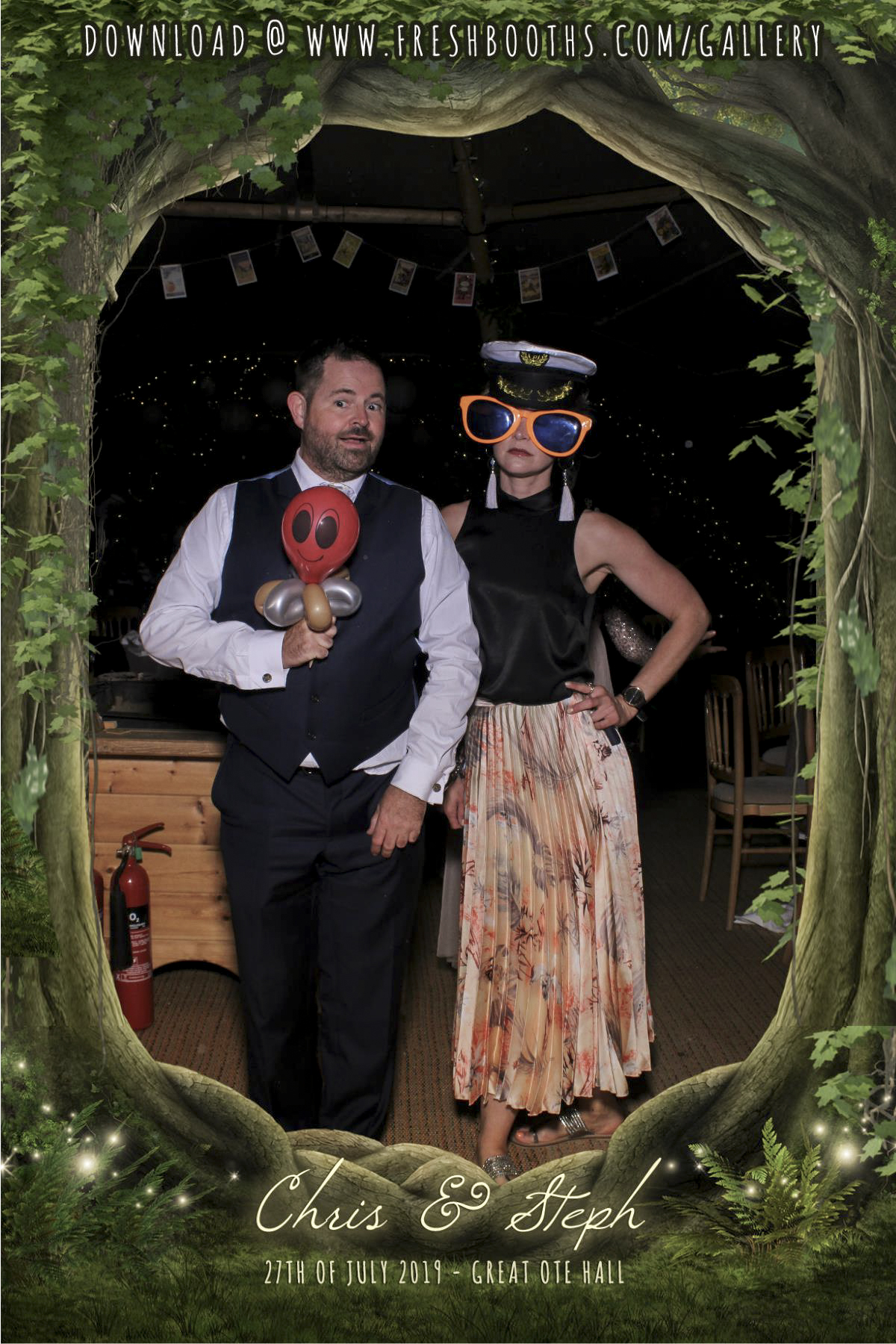 Steph & Chris’s Wedding - Selfie Mirror | View more photos from the event at gallery.freshbooths.com/u/FreshBooths/Steph-Chris’s-Wedding-Selfie-Mirror