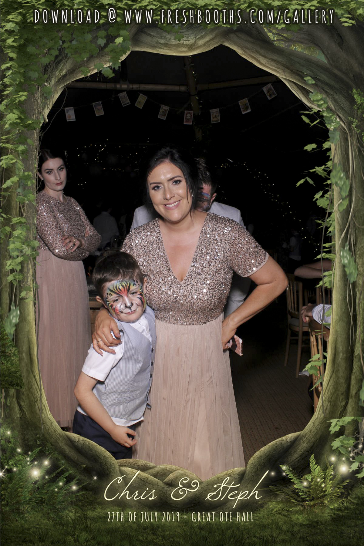 Steph & Chris’s Wedding - Selfie Mirror | View more photos from the event at gallery.freshbooths.com/u/FreshBooths/Steph-Chris’s-Wedding-Selfie-Mirror