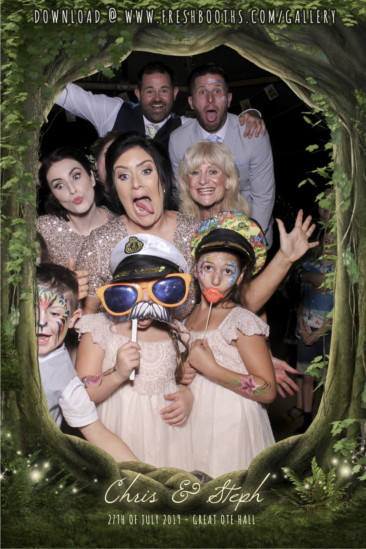Steph & Chris’s Wedding - Selfie Mirror | View more photos from the event at gallery.freshbooths.com/u/FreshBooths/Steph-Chris’s-Wedding-Selfie-Mirror
