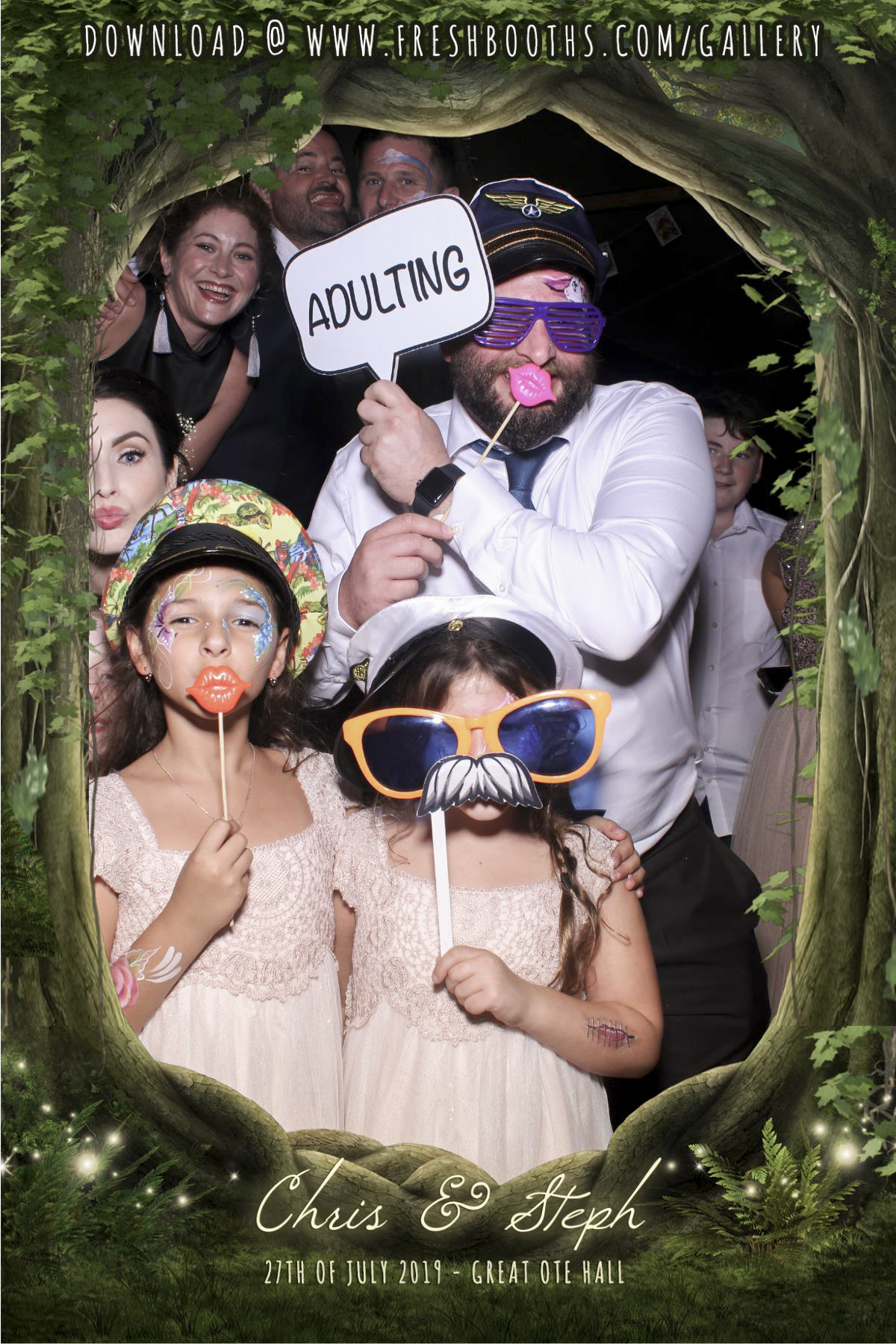 Steph & Chris’s Wedding - Selfie Mirror | View more photos from the event at gallery.freshbooths.com/u/FreshBooths/Steph-Chris’s-Wedding-Selfie-Mirror