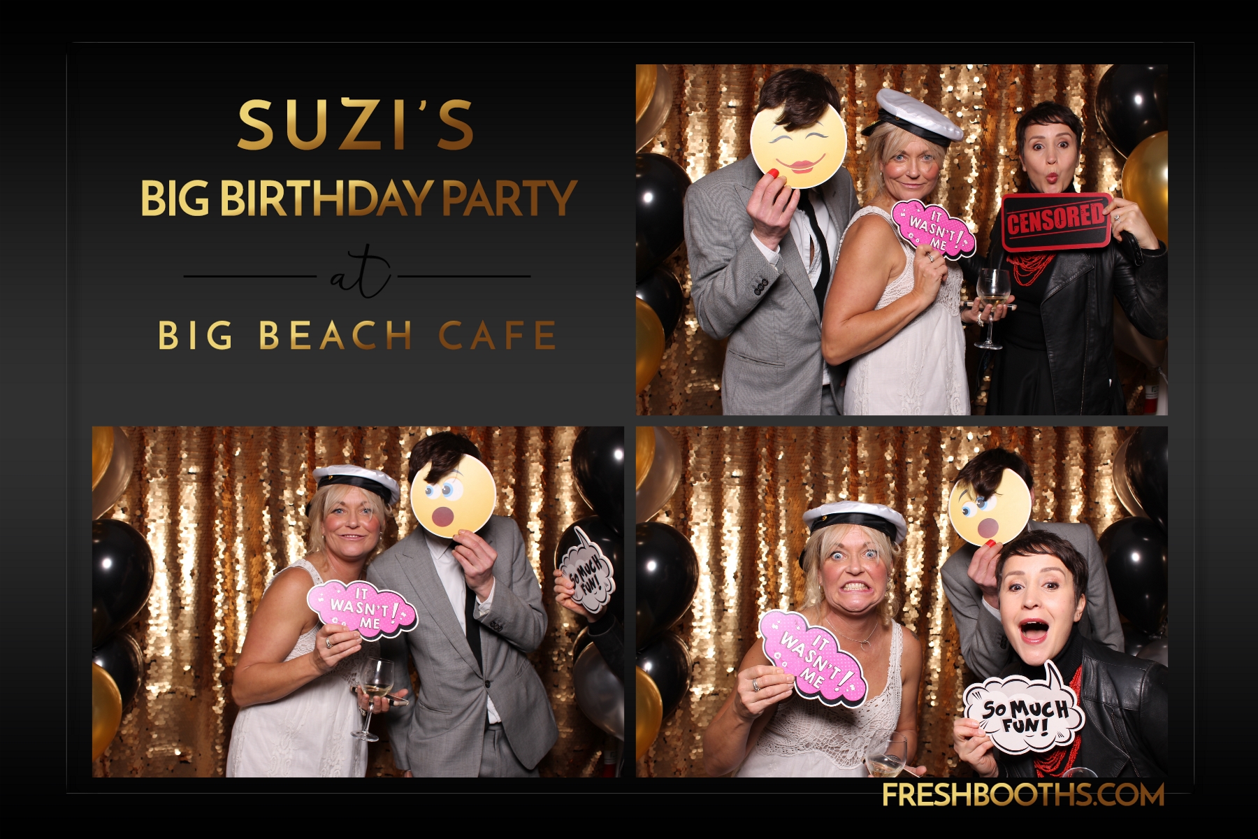 Suzi's Birthday - Classic Open Booth | View more photos from the event at gallery.freshbooths.com/u/FreshBooths/Suzis-Birthday-Classic-Open-Booth